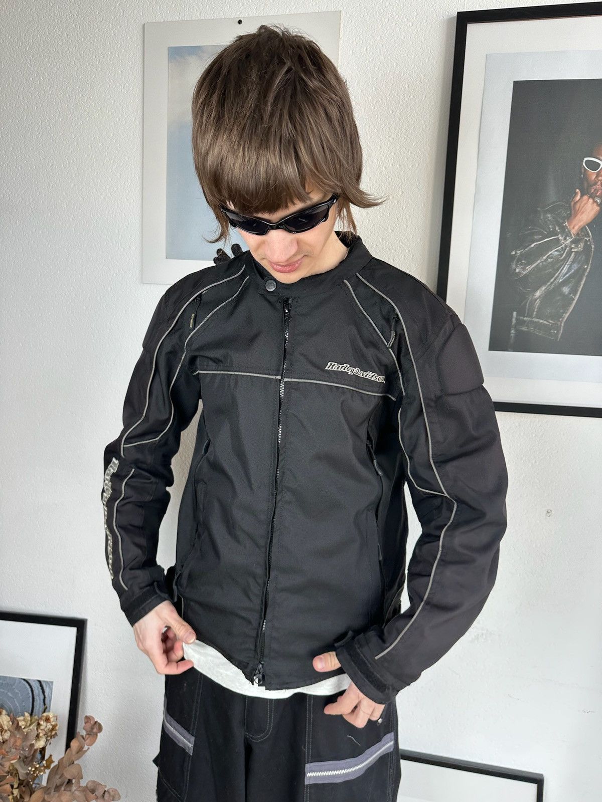Harley Davidson × Vintage Y2K Vintage Harley Davidson Jacket Embroidery Big Logo Size US M / EU 48-50 / 2 - 5 Thumbnail