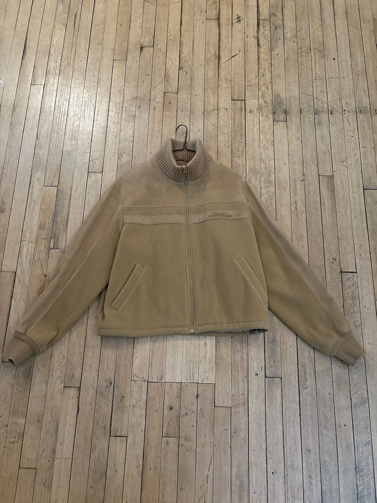 Designer × Louis Vuitton Mixed Material Leather Teddy Blouson Size US L / EU 52-54 / 3 - 16 Thumbnail
