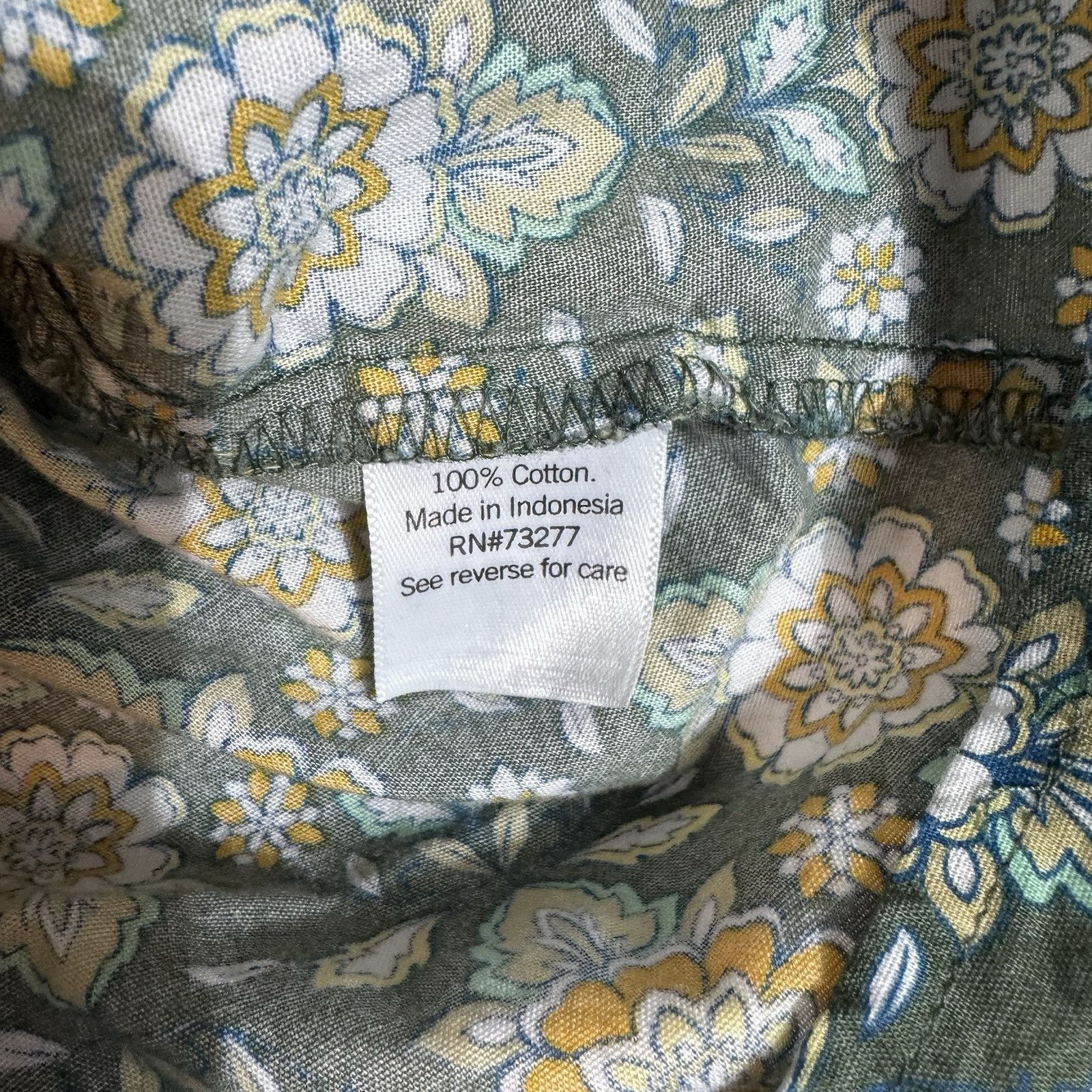 Croft & Barrow Boho Top Womens XL Lagenlook Cottagecore Floral Paisley Size XL / US 12-14 / IT 48-50 - 6 Thumbnail