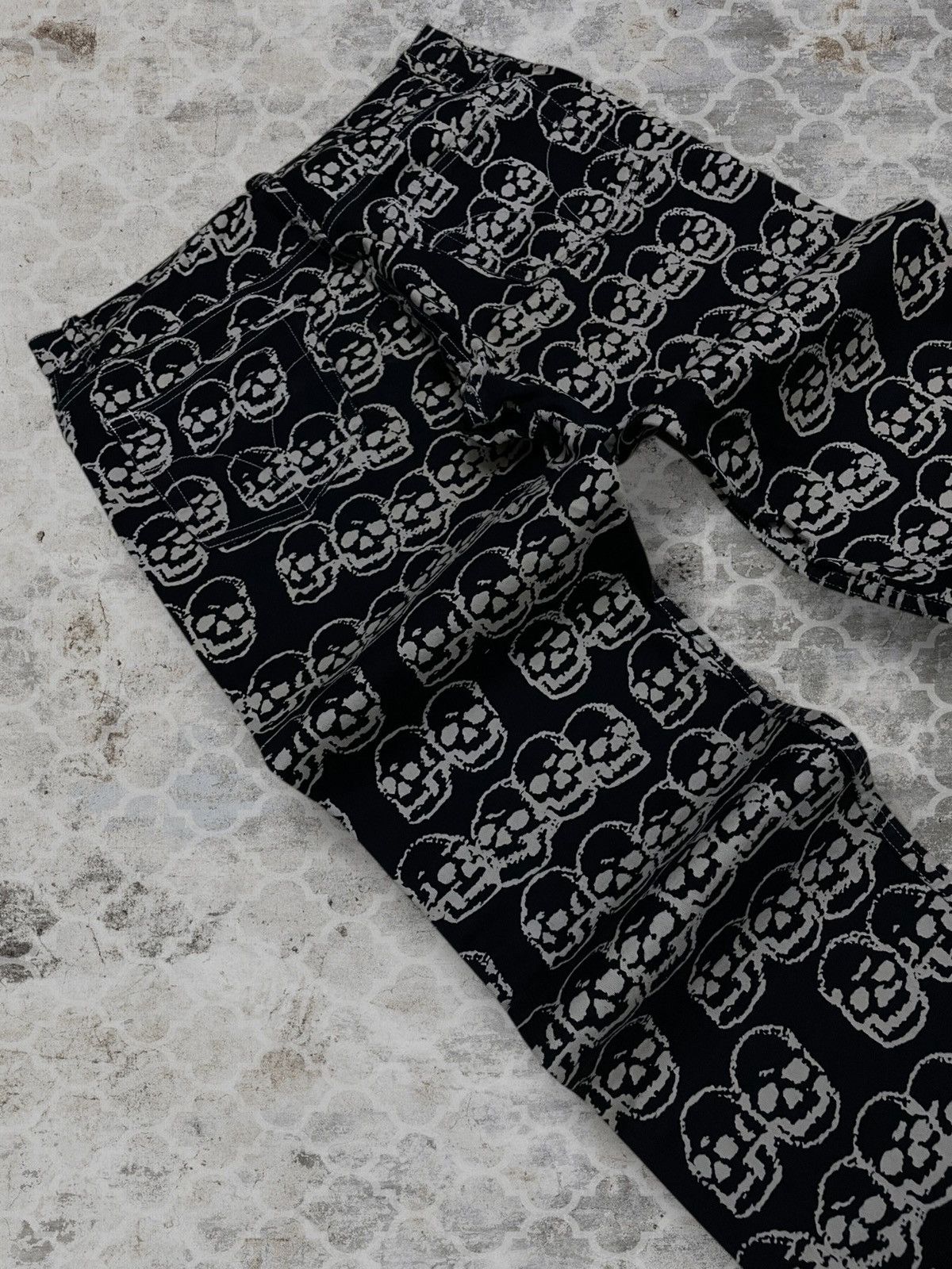 Hysteric Glamour Vintage Og Japan Designer Hysteric Glamour Skull Punk Pant Size US 28 / EU 44 - 14 Thumbnail