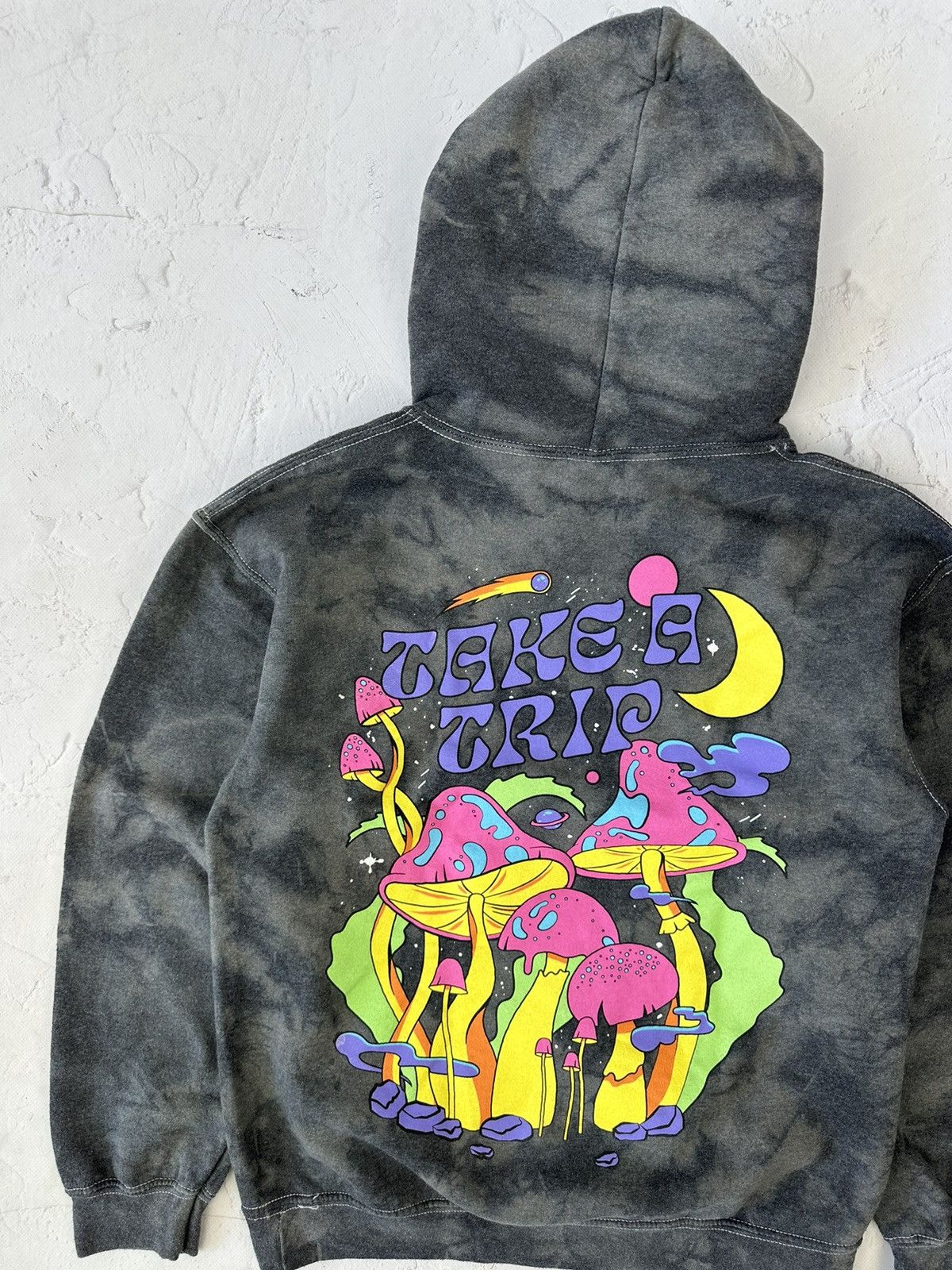 Japanese Brand × Vintage Vintage Washed Printed Hoodie Size M / US 6-8 / IT 42-44 - 5 Thumbnail