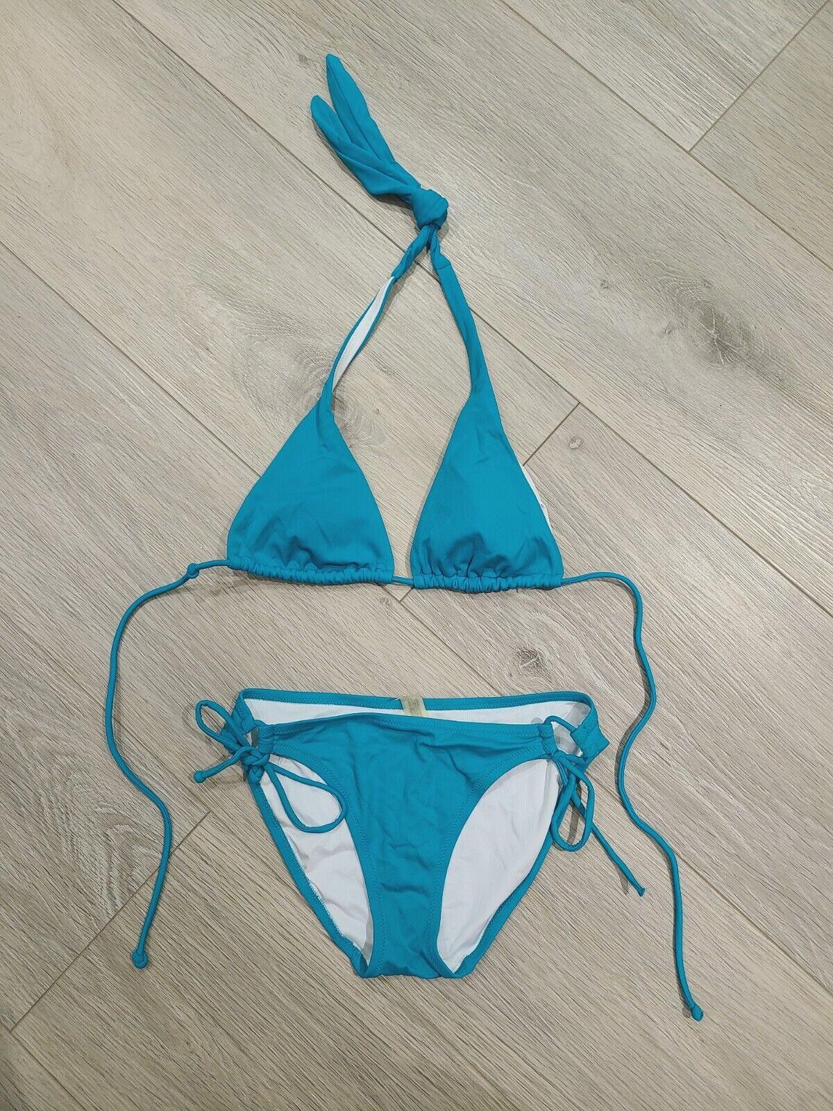 Designer Victoria Secret Bikini Teal Small 2 Pieces Size ONE SIZE - 1 Thumbnail