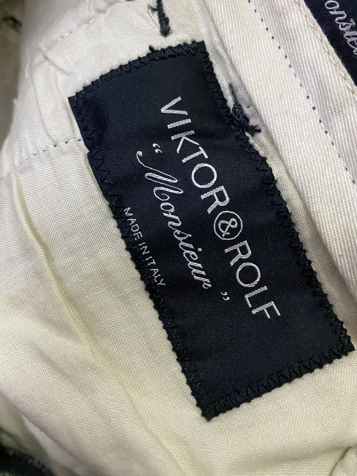 Viktor & Rolf 💥Viktor & Rolf Italy Velvet Cargo Pant Size US 33 - 13 Thumbnail