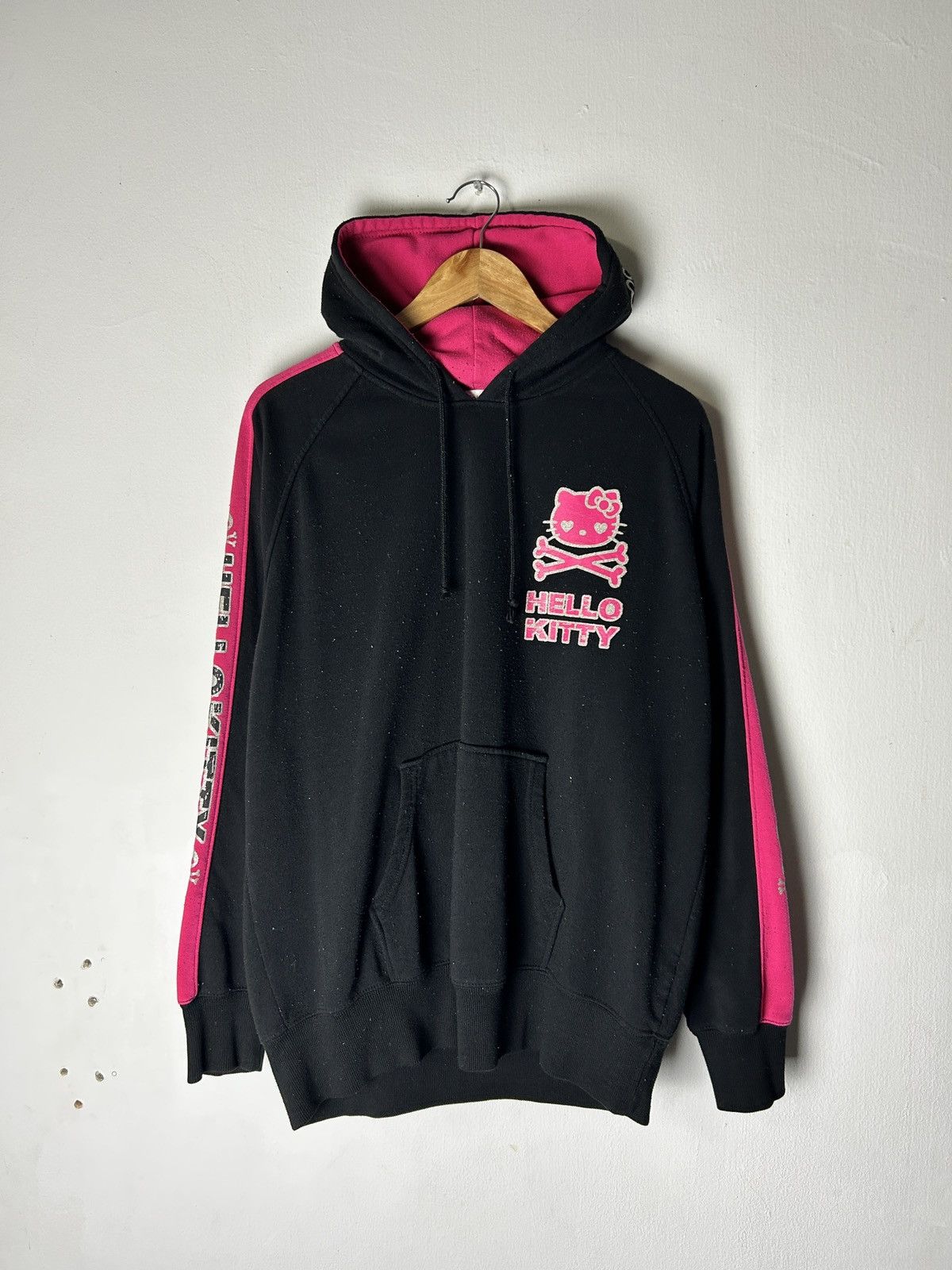 If Six Was Nine Vintage 00’s Hello kitty hoodie skull punk y2k japanese Size US L / EU 52-54 / 3 - 2 Thumbnail