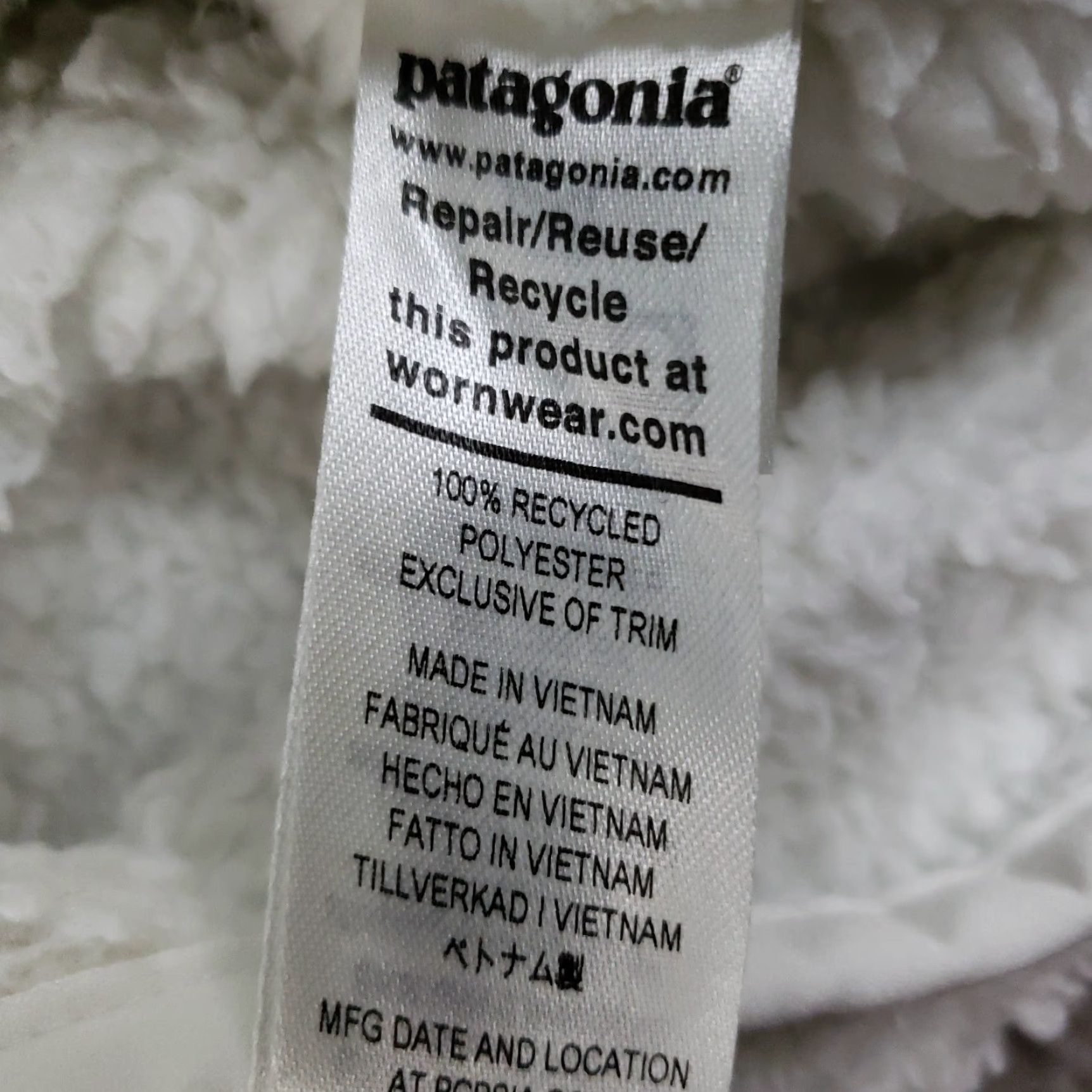 Patagonia Patagonia Los Gatos Jacket Womens XS White 1/4 Zip Pullover Jacket - Patagonia Los Gatos Womens XS White 1/4 Zip Jacket Size XS / US 0-2 / IT 36-38 - 7 Thumbnail