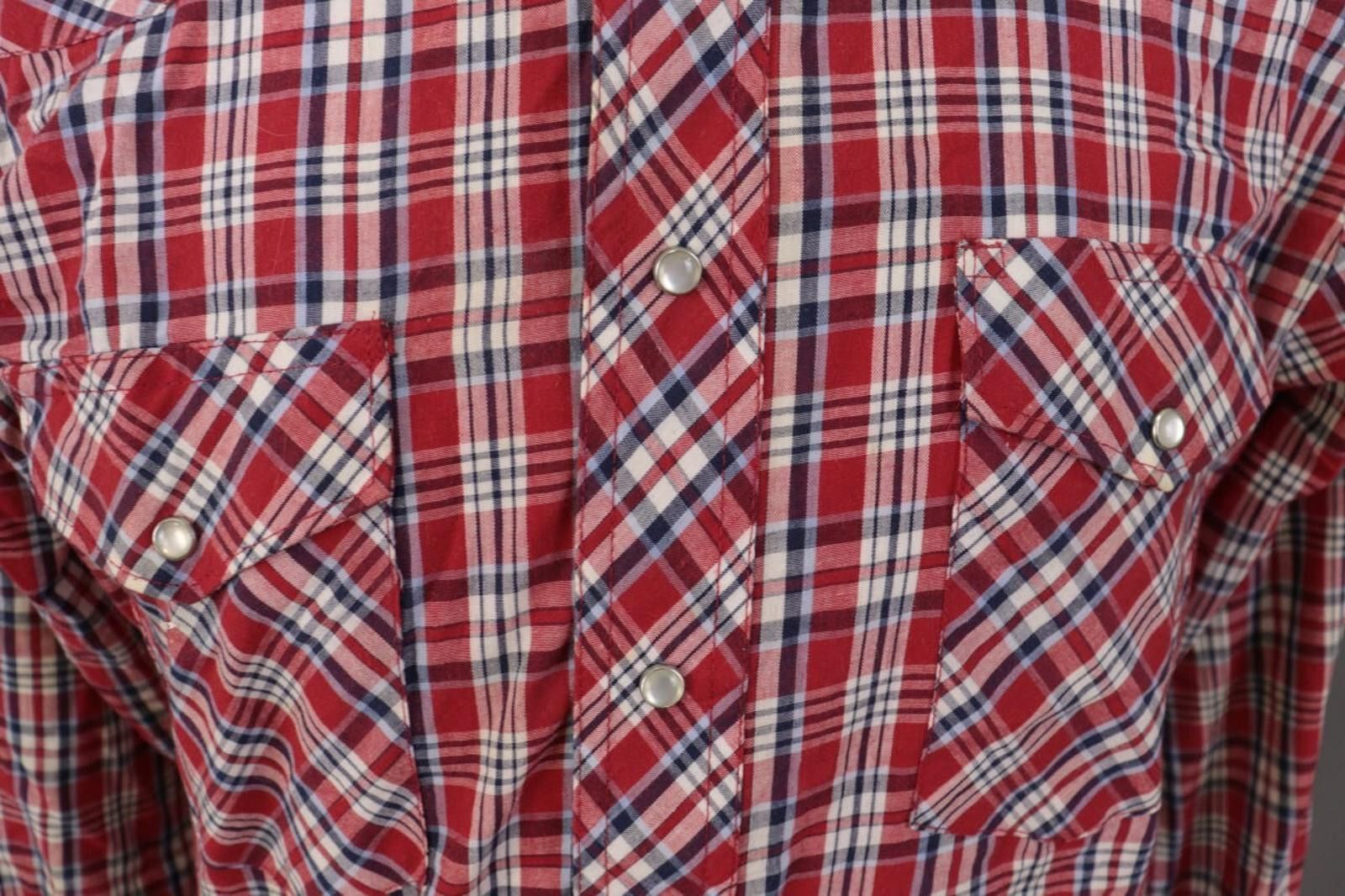 Wrangler Vintage Wrangler Western Red Check Overshirt Shirt Size M Size US M / EU 48-50 / 2 - 4 Thumbnail