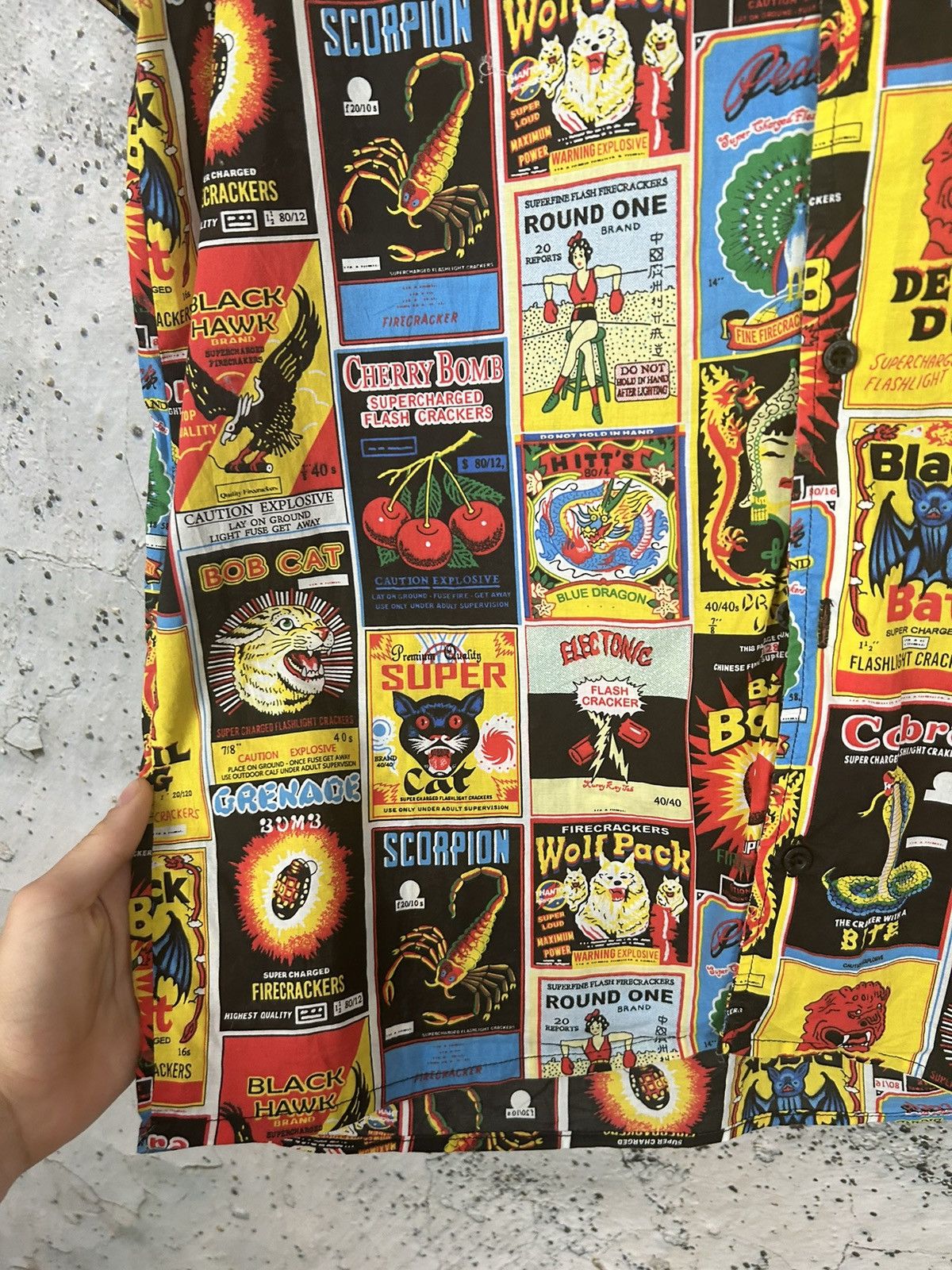 Vintage Vintage Crazy Shirt Summer Comics Hype Streetwear Y2K Size US M / EU 48-50 / 2 - 5 Thumbnail