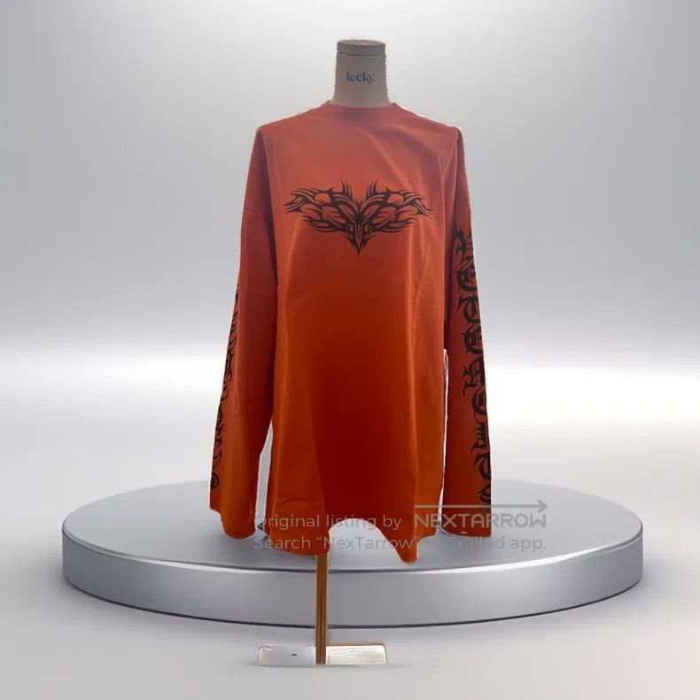 Vetements Sanskrit Long Sleeve Hoodie