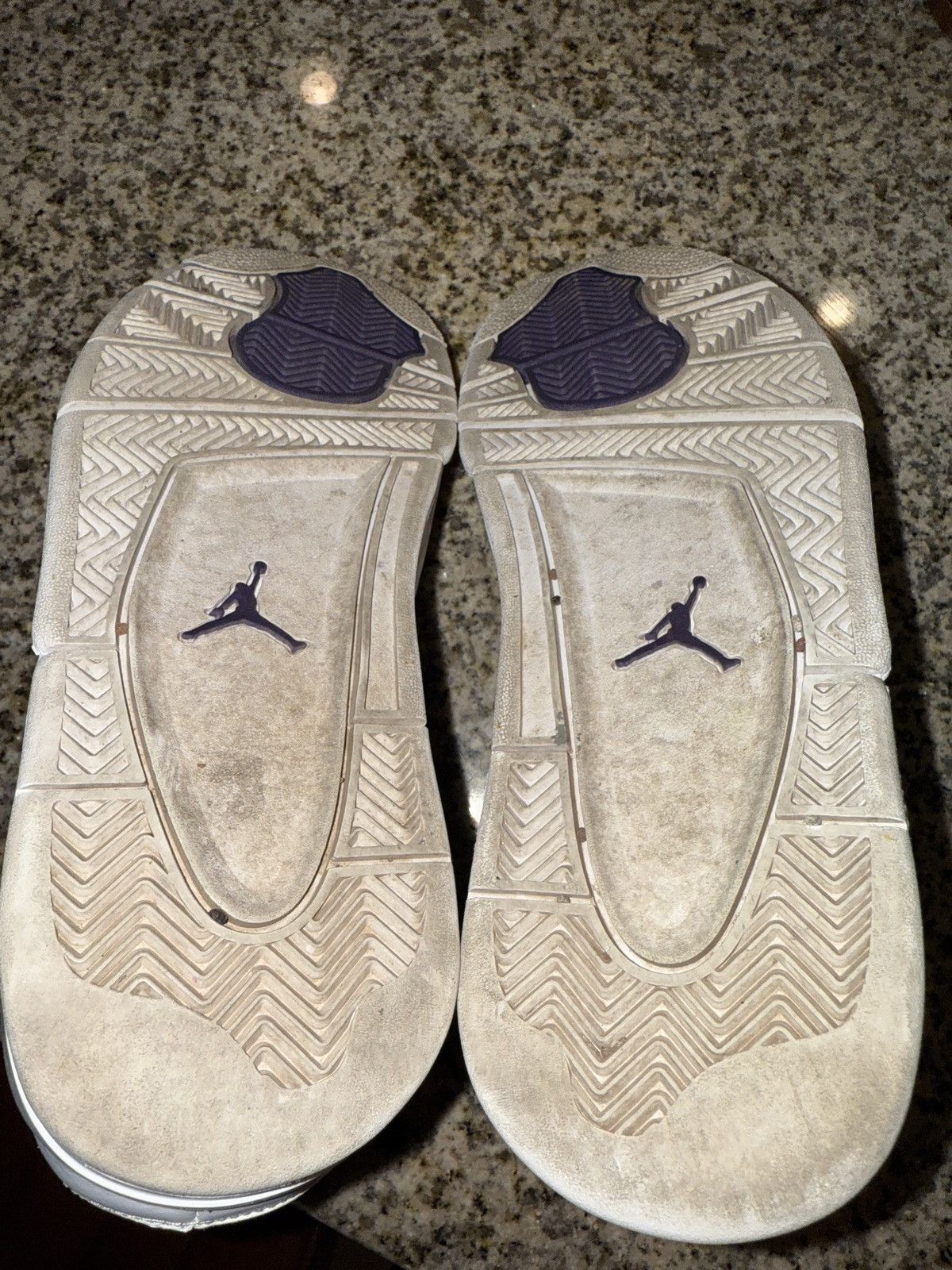 Jordan Brand Jordan 4 Retro Metallic Purple Size US 9.5 / EU 42-43 - 5 Thumbnail