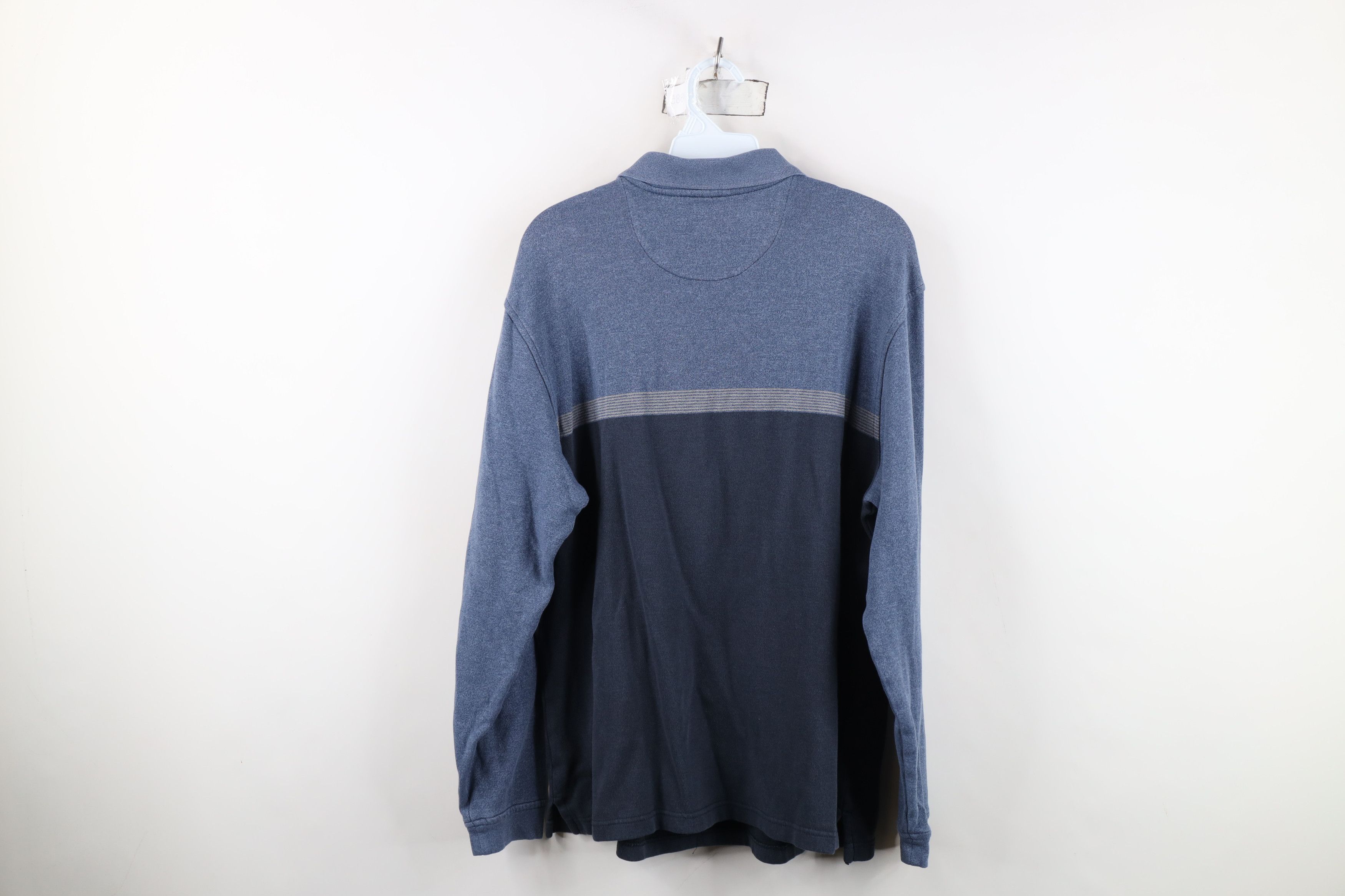 Vintage Vintage 90s Streetwear Striped Long Sleeve Rugby Polo Shirt Size US M / EU 48-50 / 2 - 10 Thumbnail