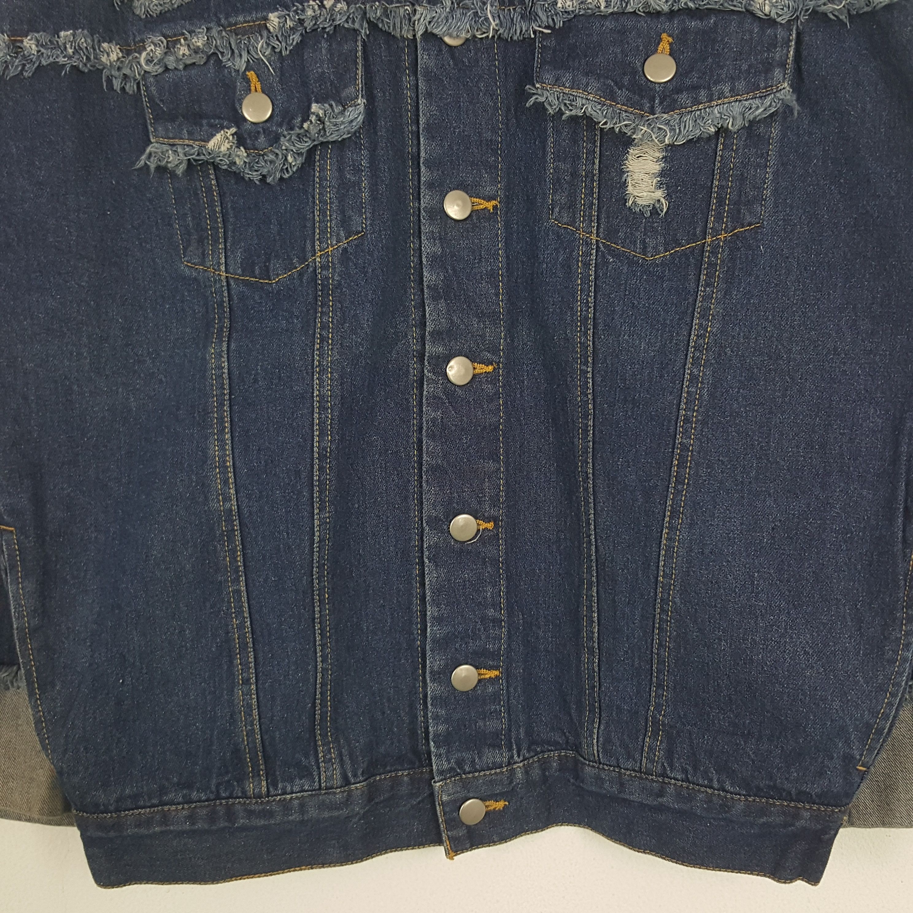 Japanese Brand × Vintage Vintage Envym Japanese Distressed Style Denim Jacket Size US L / EU 52-54 / 3 - 2 Thumbnail