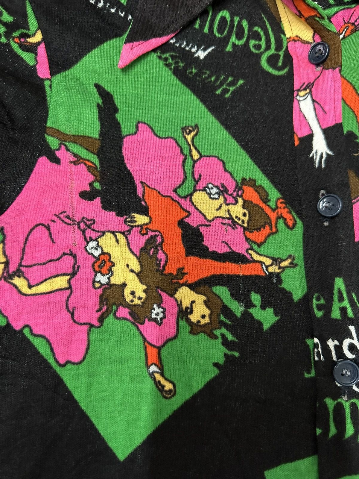 Jean Paul Gaultier Vintage 90's Redoute des etudiants France Art Shirts Size XS / US 0-2 / IT 36-38 - 6 Thumbnail