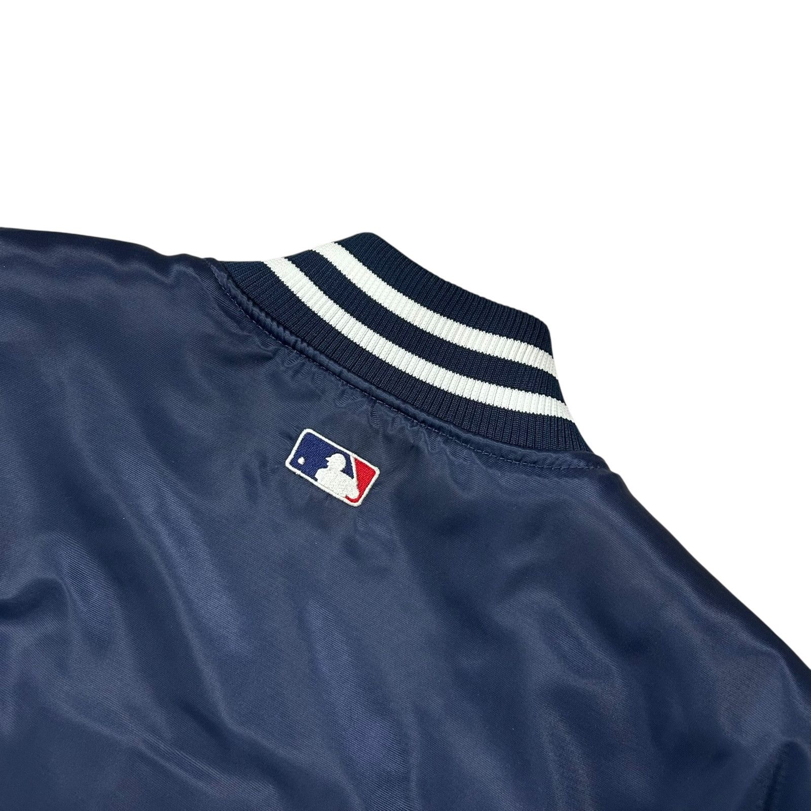 MLB VTG 90s NEW YORK YANKEES MAJESTIC AUTHENTIC SATIN JACKET Size US XL / EU 56 / 4 - 4 Thumbnail