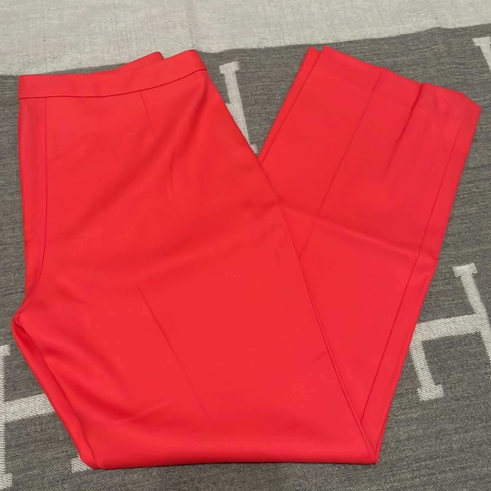 Versace Vintage Gianni Versace Couture Runway Bright Coral Pants Size 28" / US 6 / IT 42 - 2 Thumbnail