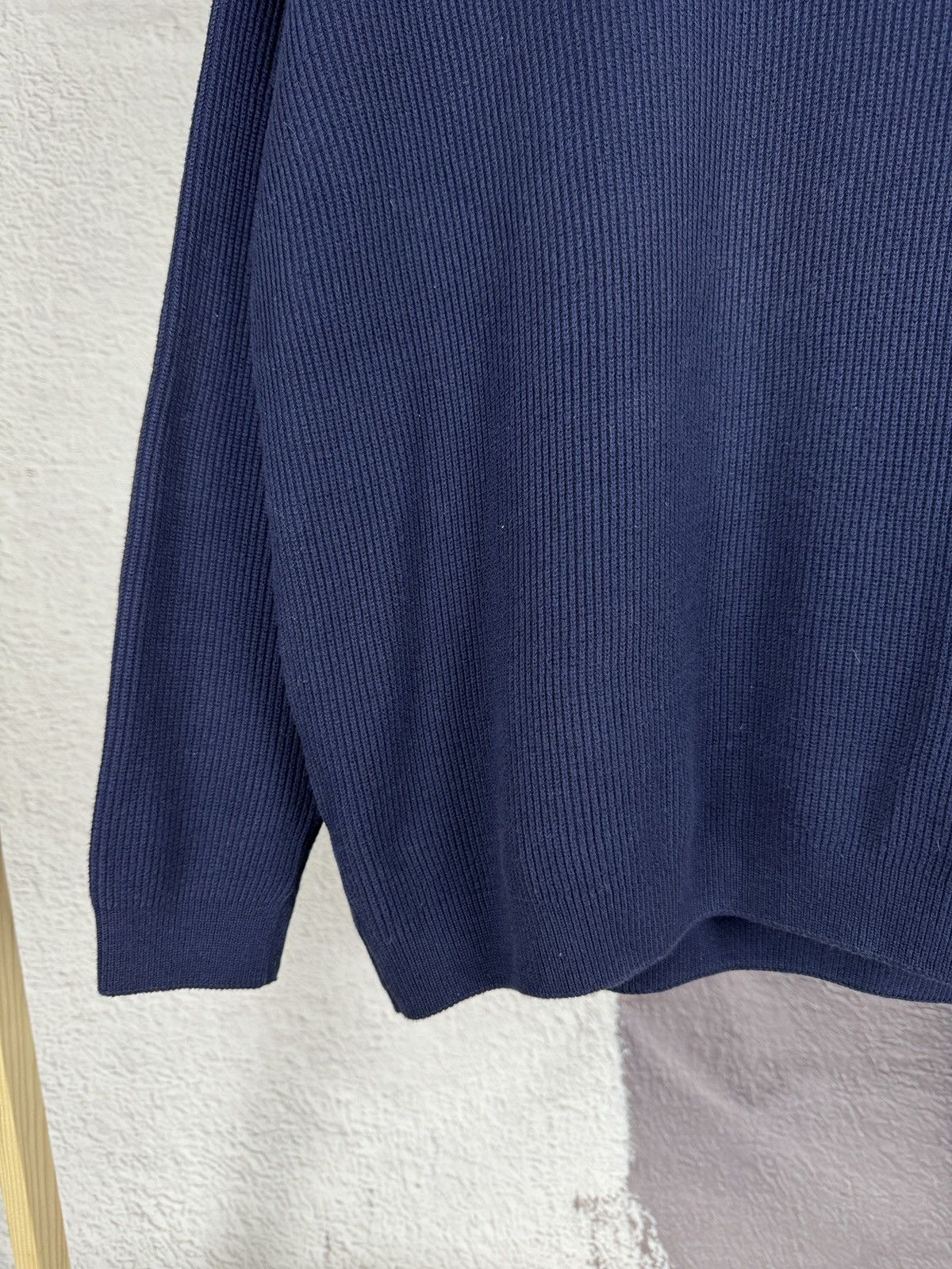 Lacoste × Vintage Lacoste vintage v-neck ribbed sweater pullover Size US XL / EU 56 / 4 - 7 Thumbnail