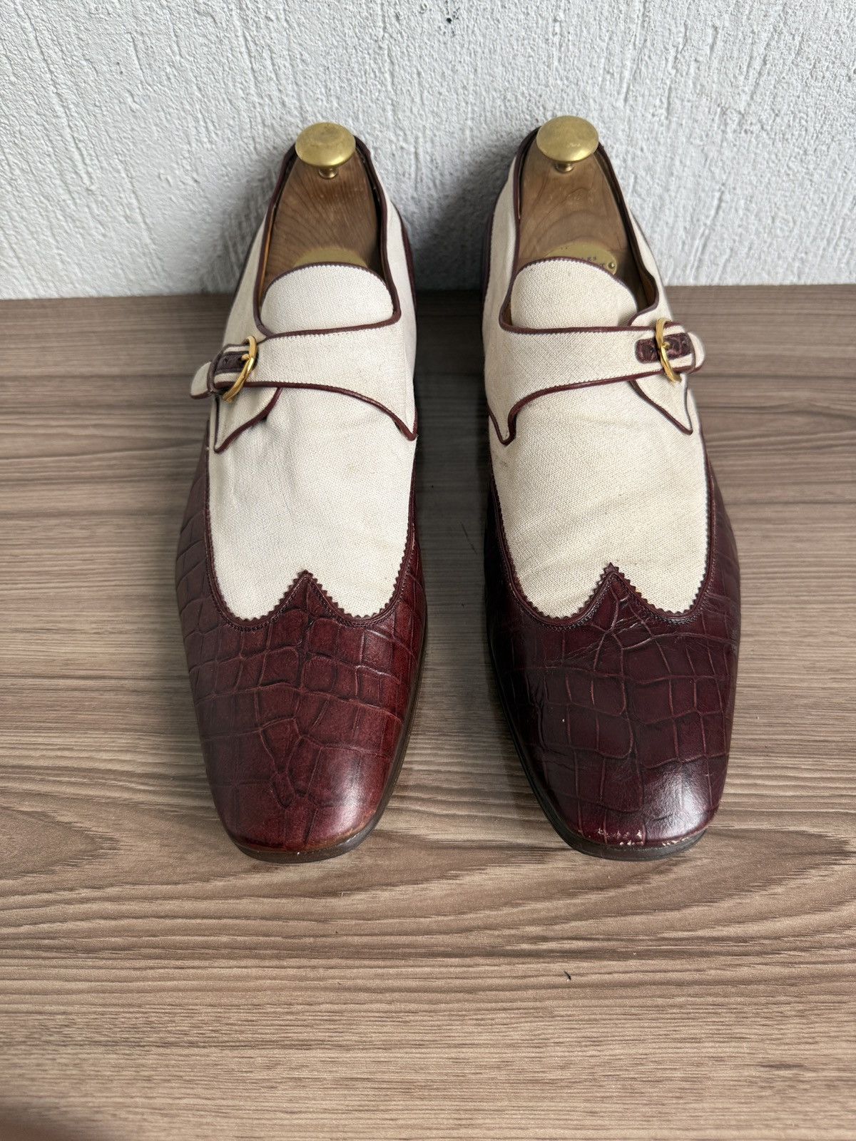 Gucci Exotic crocodile spectator by Tom ford Size US 11 / EU 44 - 16 Thumbnail