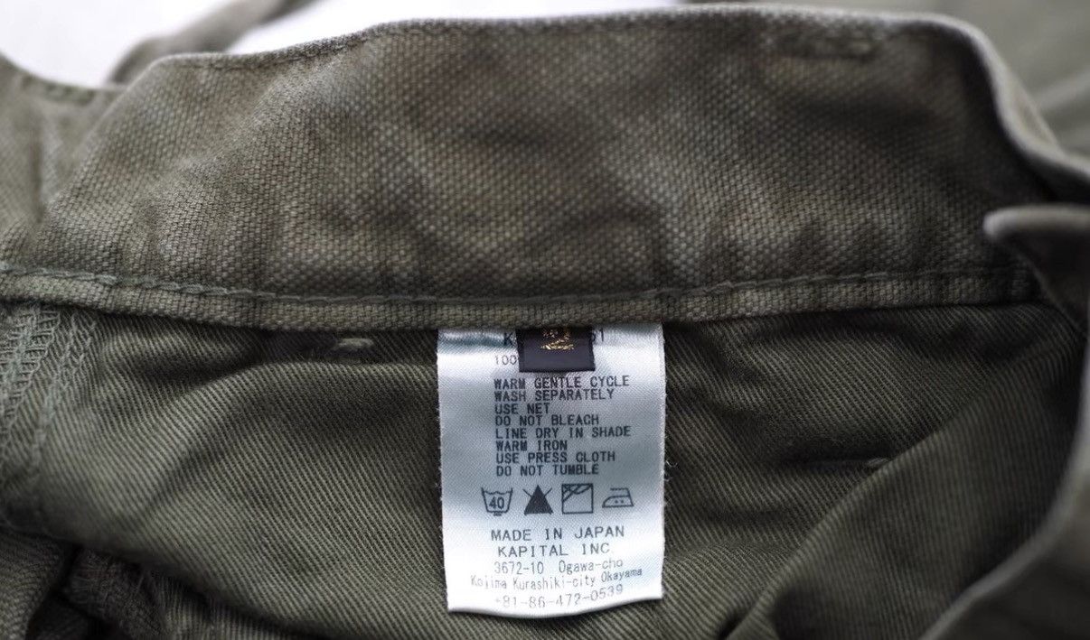 Kapital Kapital Olive Green Strap Cargo Pants J16 Size US 34 / EU 50 - 7 Thumbnail