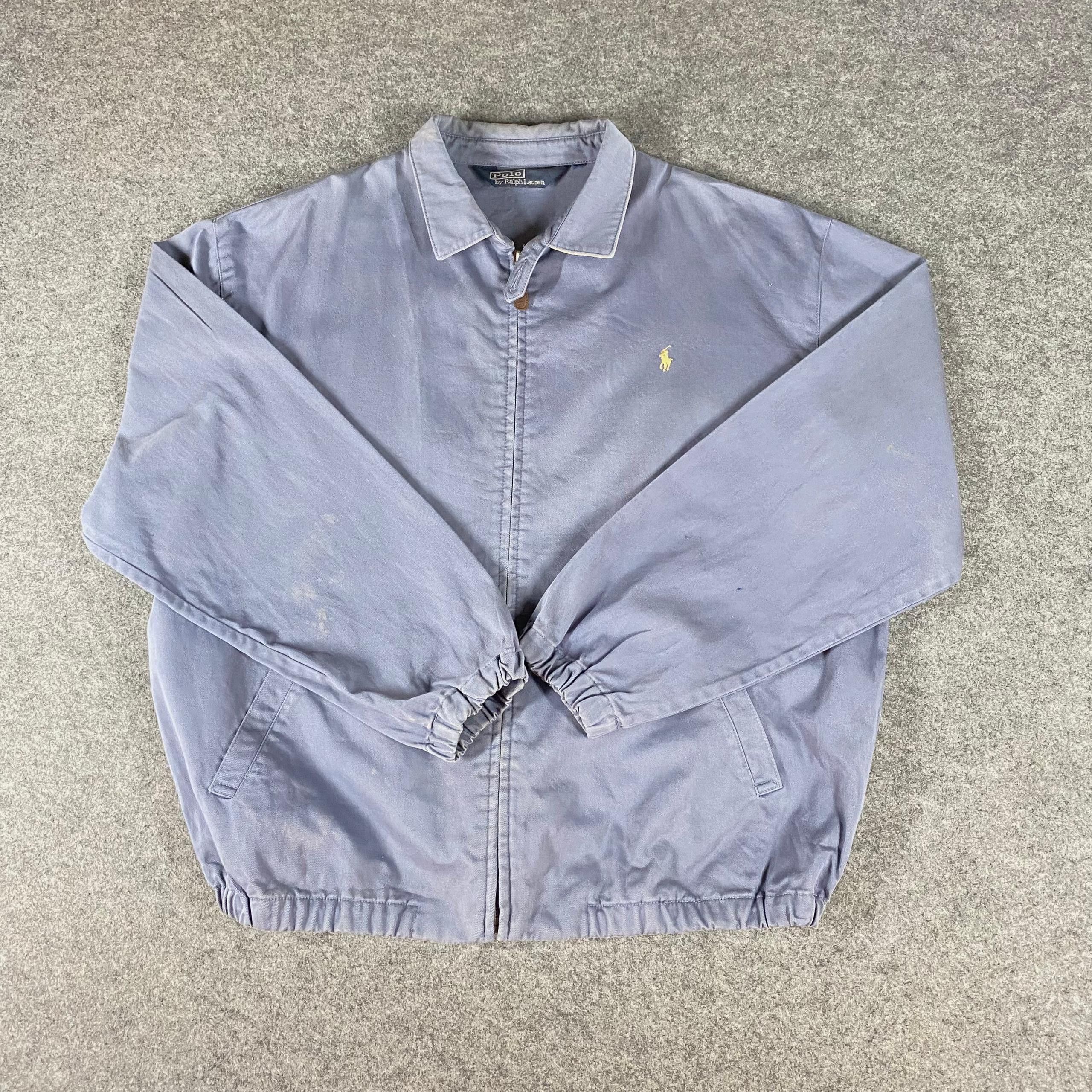 Polo Ralph Lauren Vintage 90s Polo Ralph Lauren Small Logo Distressed Jacket Size US XL / EU 56 / 4 - 1 Thumbnail