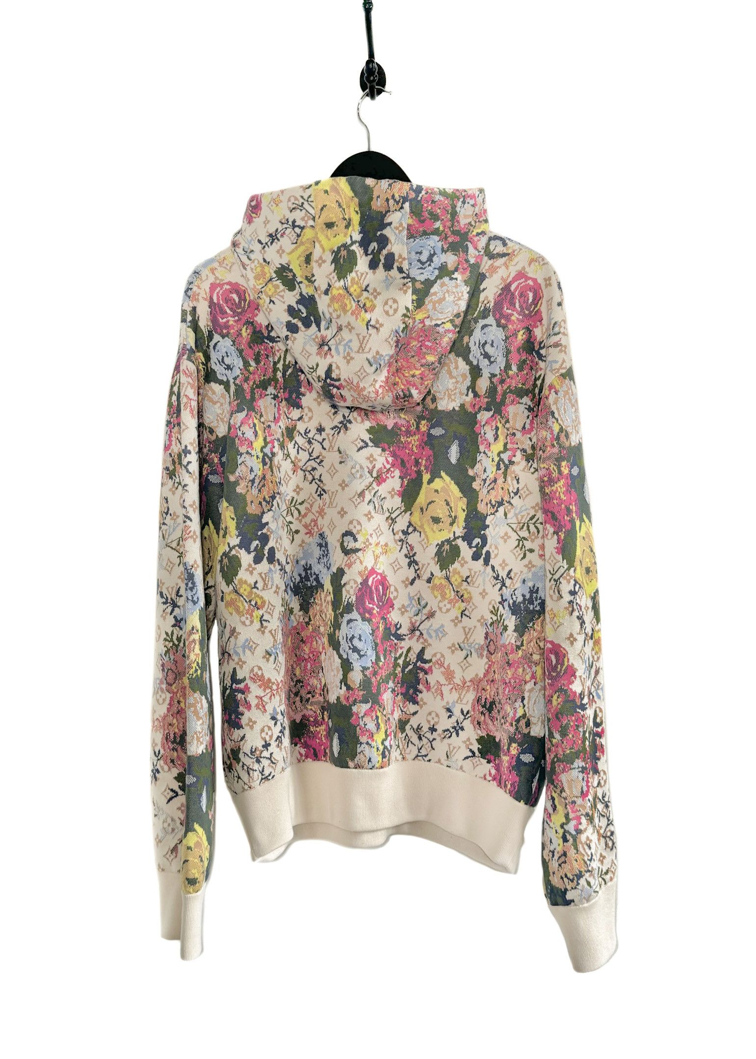 Louis Vuitton Louis Vuitton 2022 Monogram Floral Jacquard Beige Hoodie Size US S / EU 44-46 / 1 - 3 Thumbnail