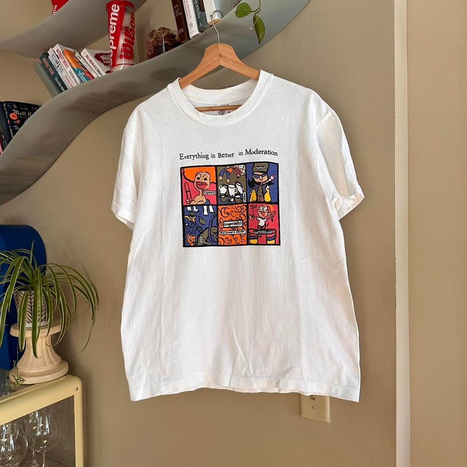 Anvil × Vintage Vintage Drugs Addiction Promo Shirt Size US M / EU 48-50 / 2 - 1 Thumbnail
