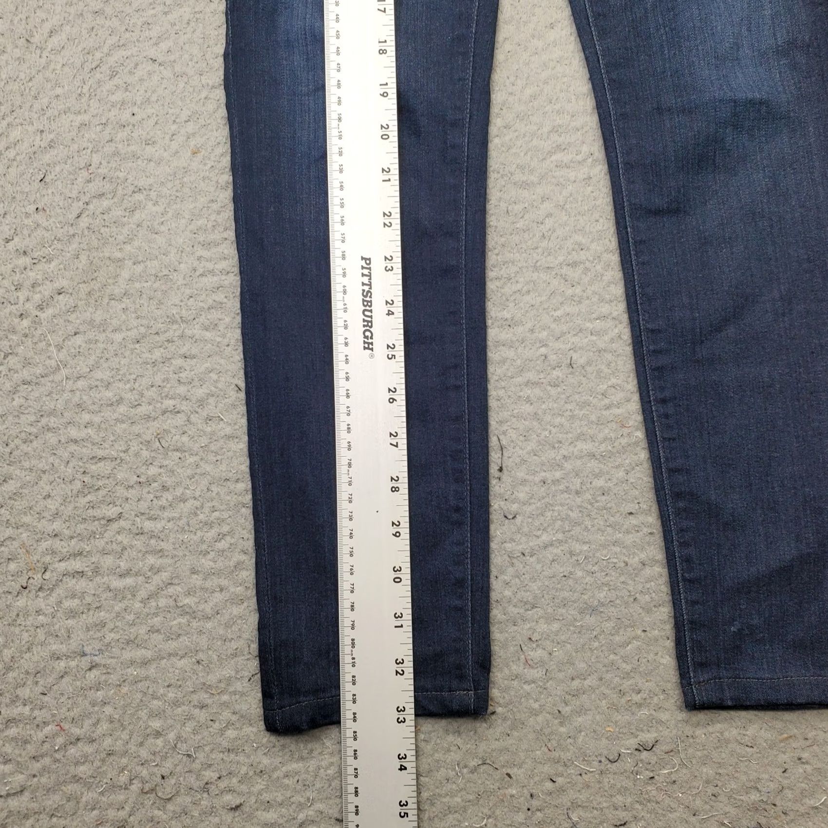 Denime AG Adriano Goldschmied Jeans Women 27R Blue Legging Ankle Super Skinny Denim Jeans Size 27" / US 4 / IT 40 - 3 Thumbnail