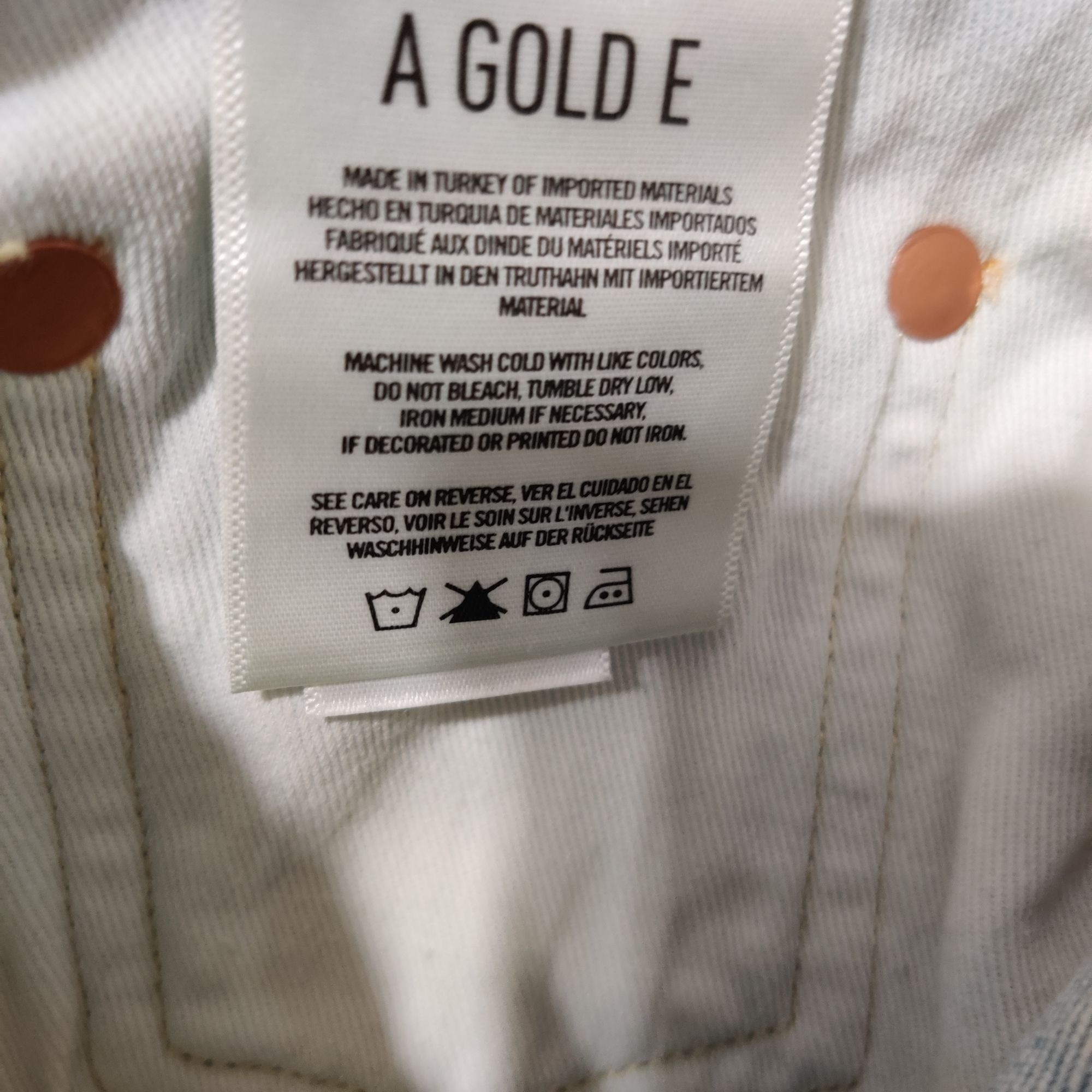 Agolde Agolde Womens Jeans Ever More Jamie Hi Rise Classic Distress Size 29" - 4 Thumbnail