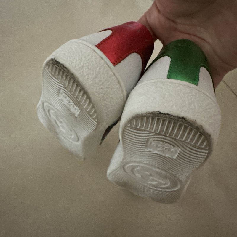 Gucci Gucci Kids' White Ace Sneakers with Embroidery - Size US 5 / EU 37 - 6 Thumbnail