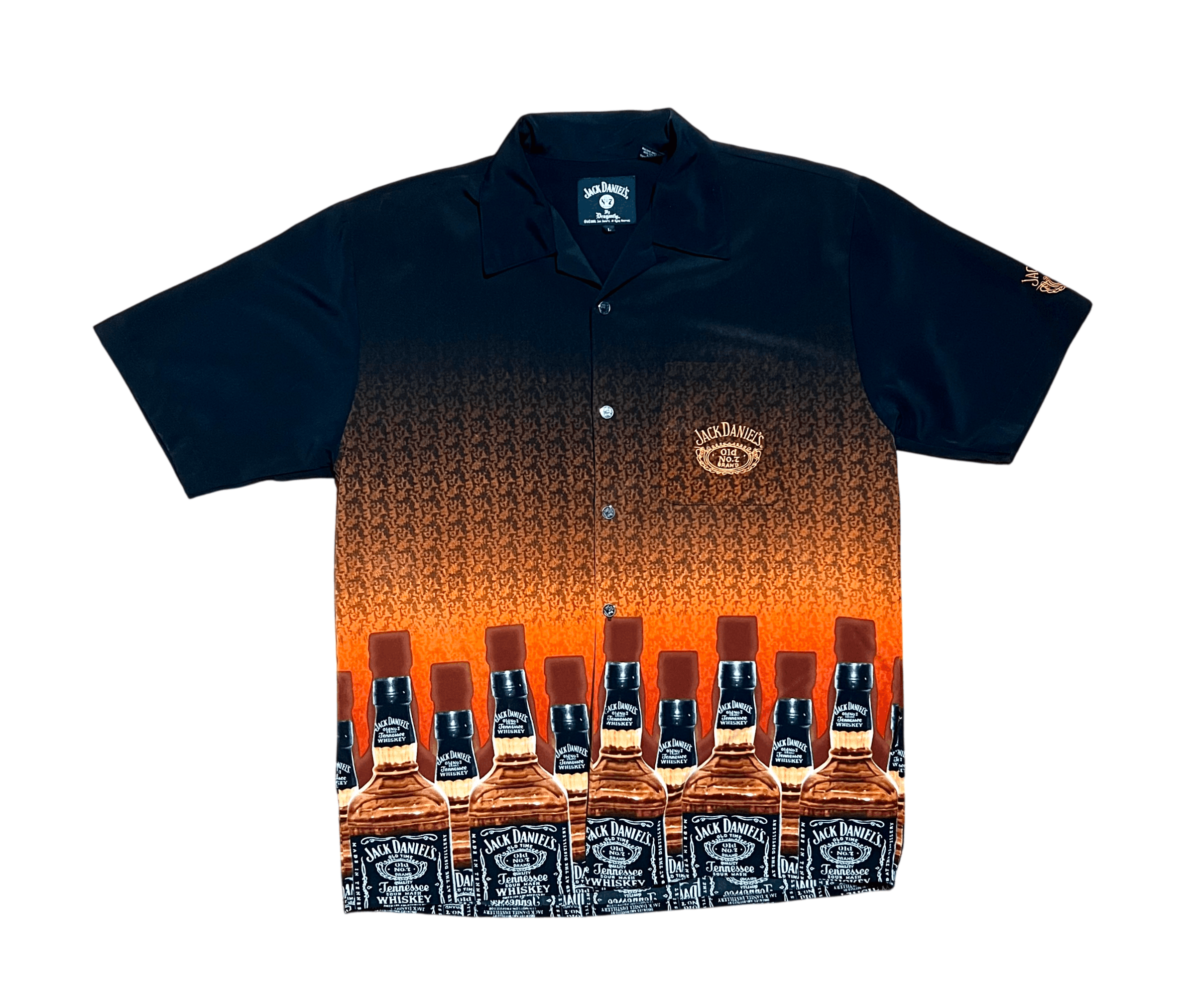 Other Jack Daniels Whiskey Y2K Vintage Short Sleeve Button Up Shir Size US L / EU 52-54 / 3 - 1 Thumbnail