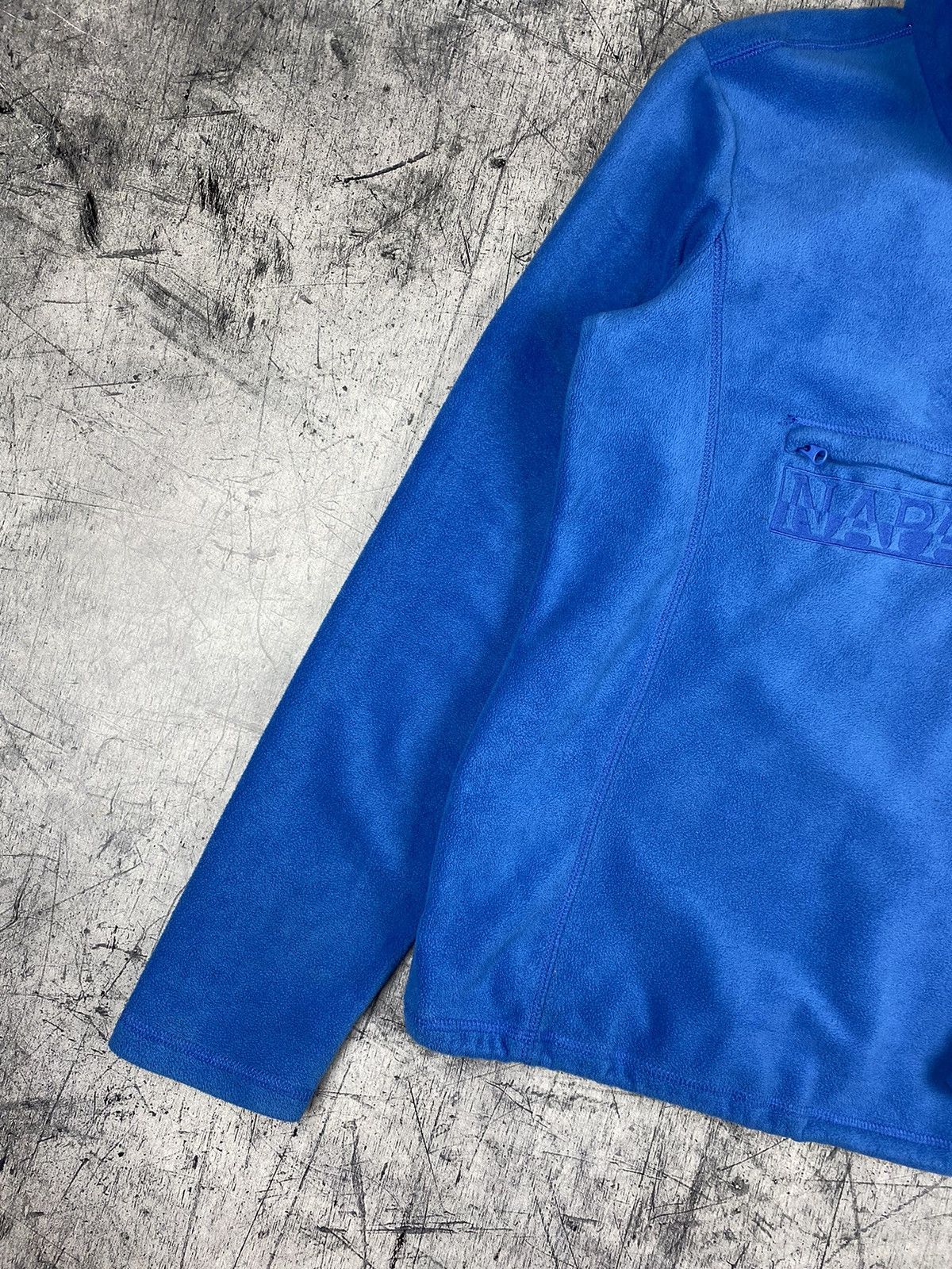 Napapijri × Vintage Napapijri Anorak Sherpa Synchilla Fleece Jacket Size L / US 10 / IT 46 - 3 Thumbnail