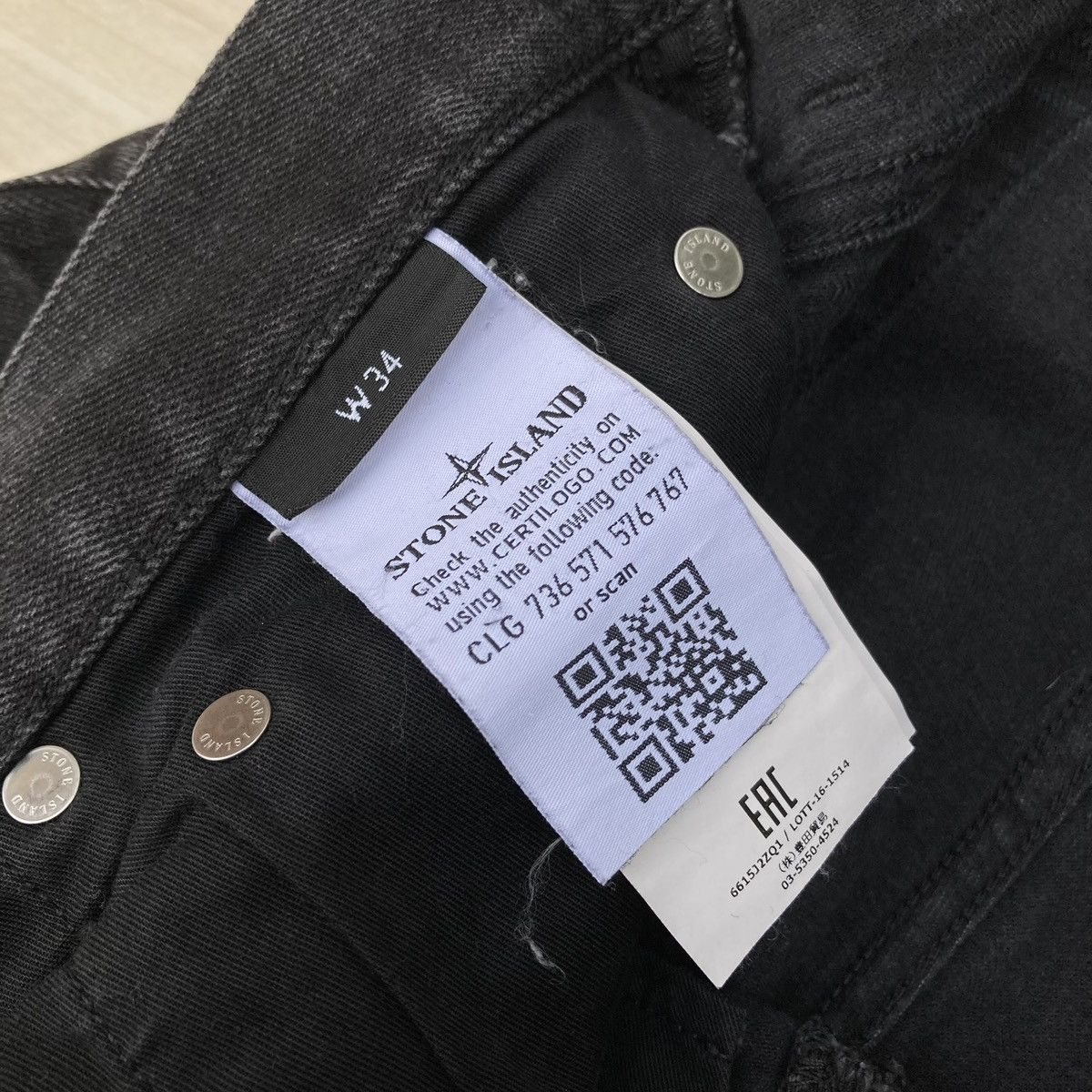 Stone Island Stone Island SK Jeans - Black Size US 34 / EU 50 - 11 Thumbnail