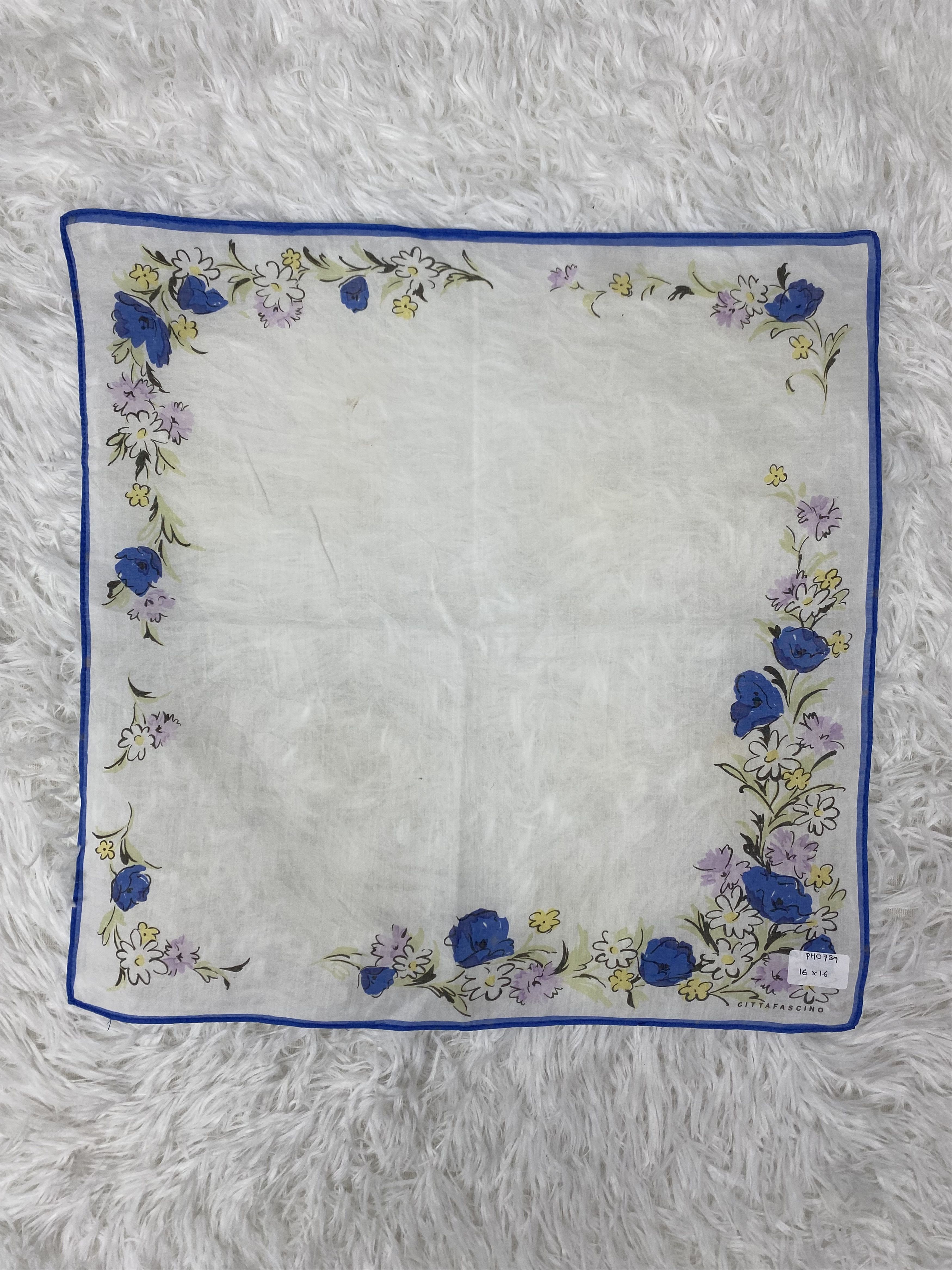 Designer × Vintage Vintage Cittafascino Handkerchief Neckerchief Ph0739 Size ONE SIZE - 3 Thumbnail