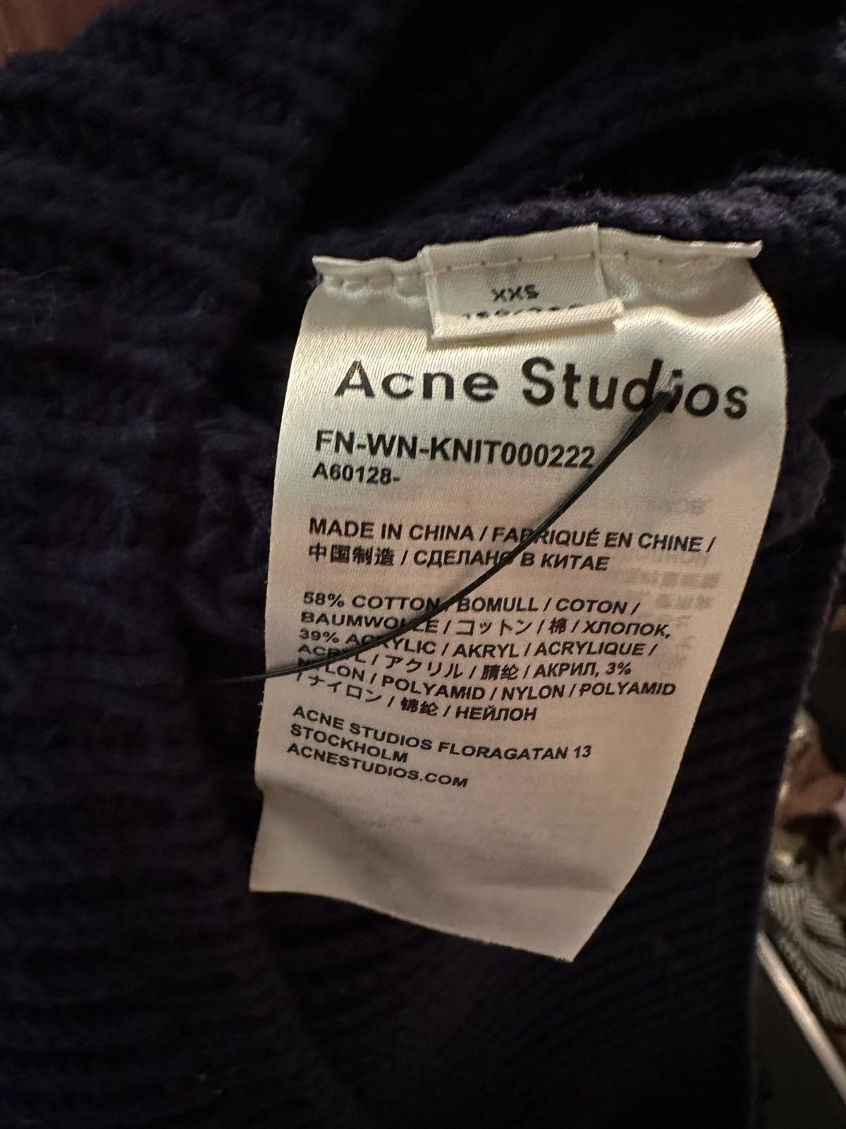 Acne Studios RARE GRAIL Acne Studios ribbed sweater Size US S / EU 44-46 / 1 - 5 Thumbnail