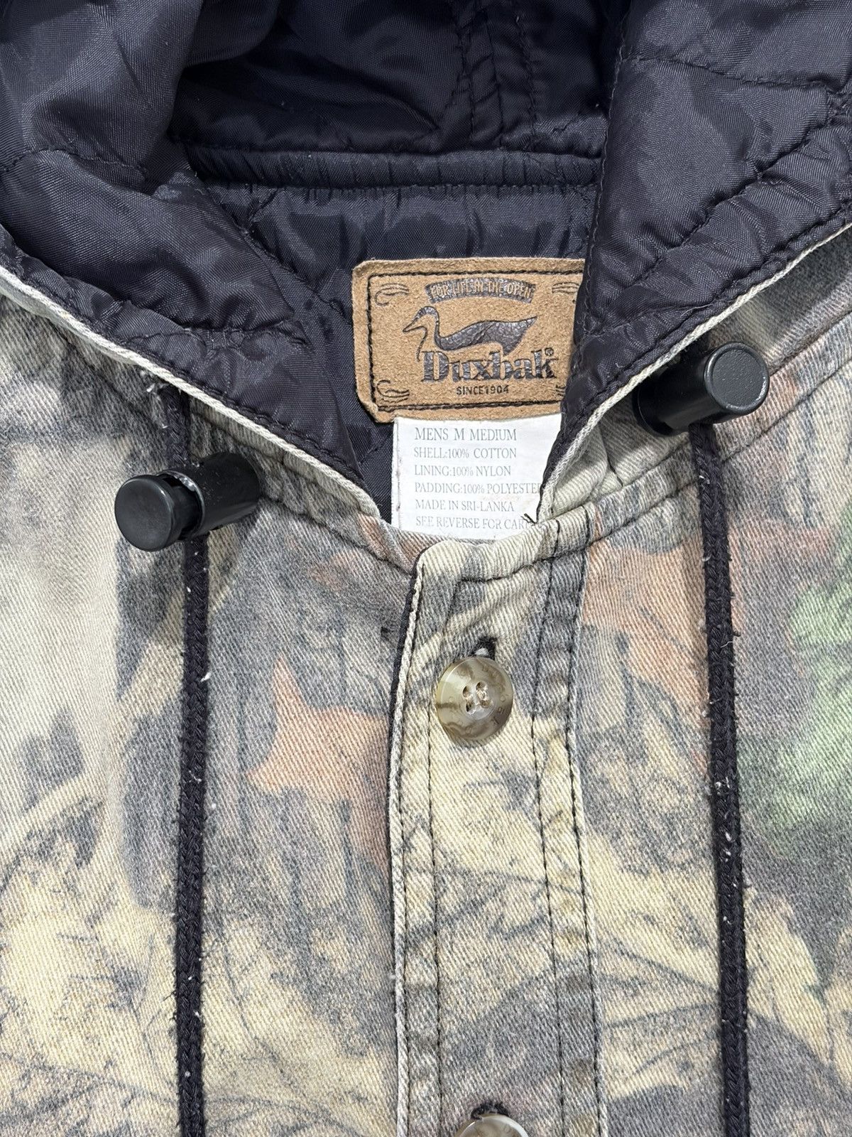 Vintage Duxbak Advantage Timber Jacket Camo Hooded Quilted Hunting Size US M / EU 48-50 / 2 - 3 Thumbnail