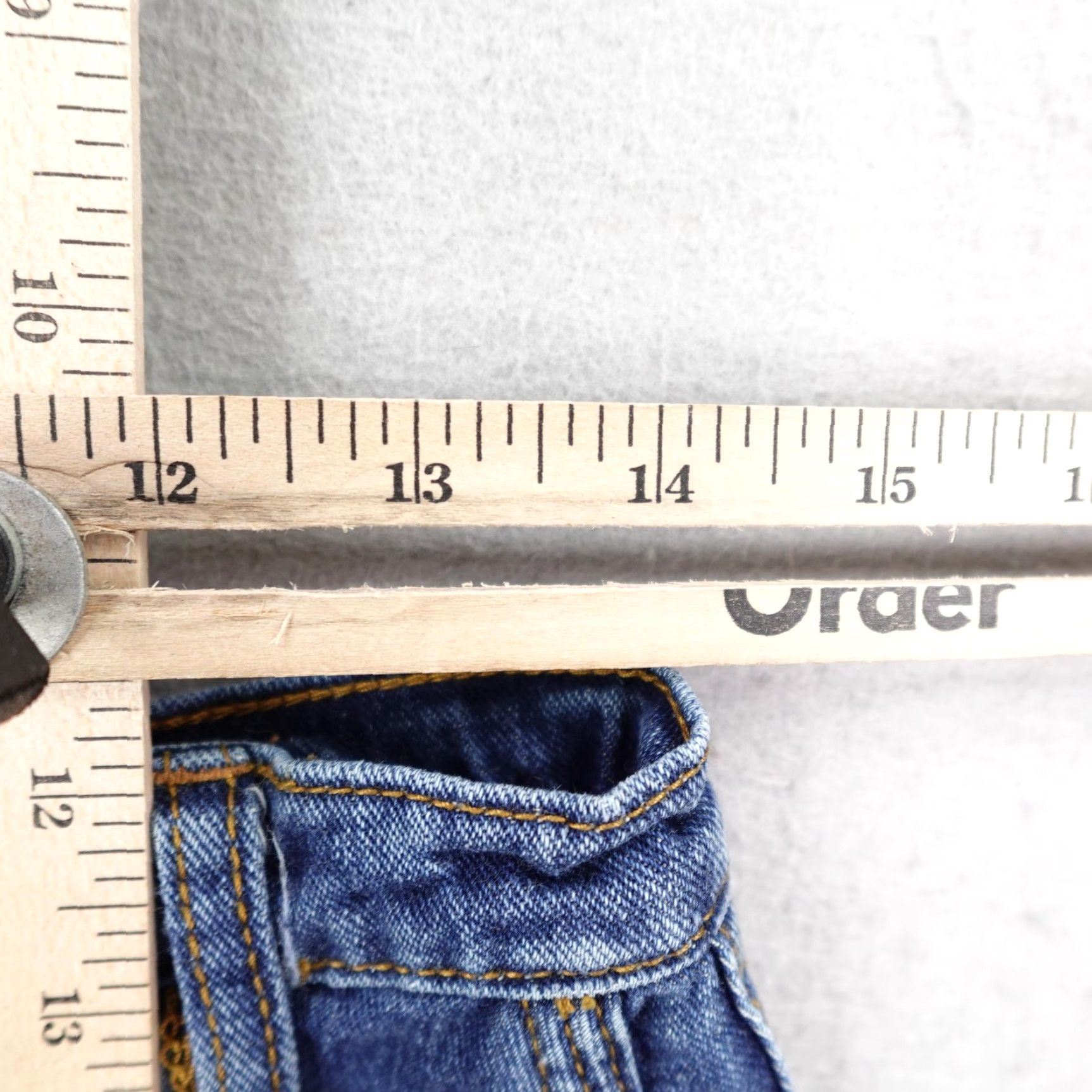 Free People VINTAGE Free People Skirt Womens 26 Blue Denim Patchwork Maxi Button Fly Raw Hem Boho Size 26" / US 2 / IT 38 - 7 Thumbnail