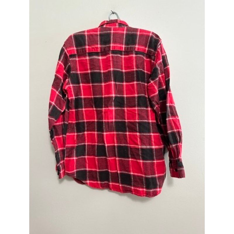 FiveBrother Five Brother red buffalo plaid flannel button down size M Size US M / EU 48-50 / 2 - 3 Thumbnail