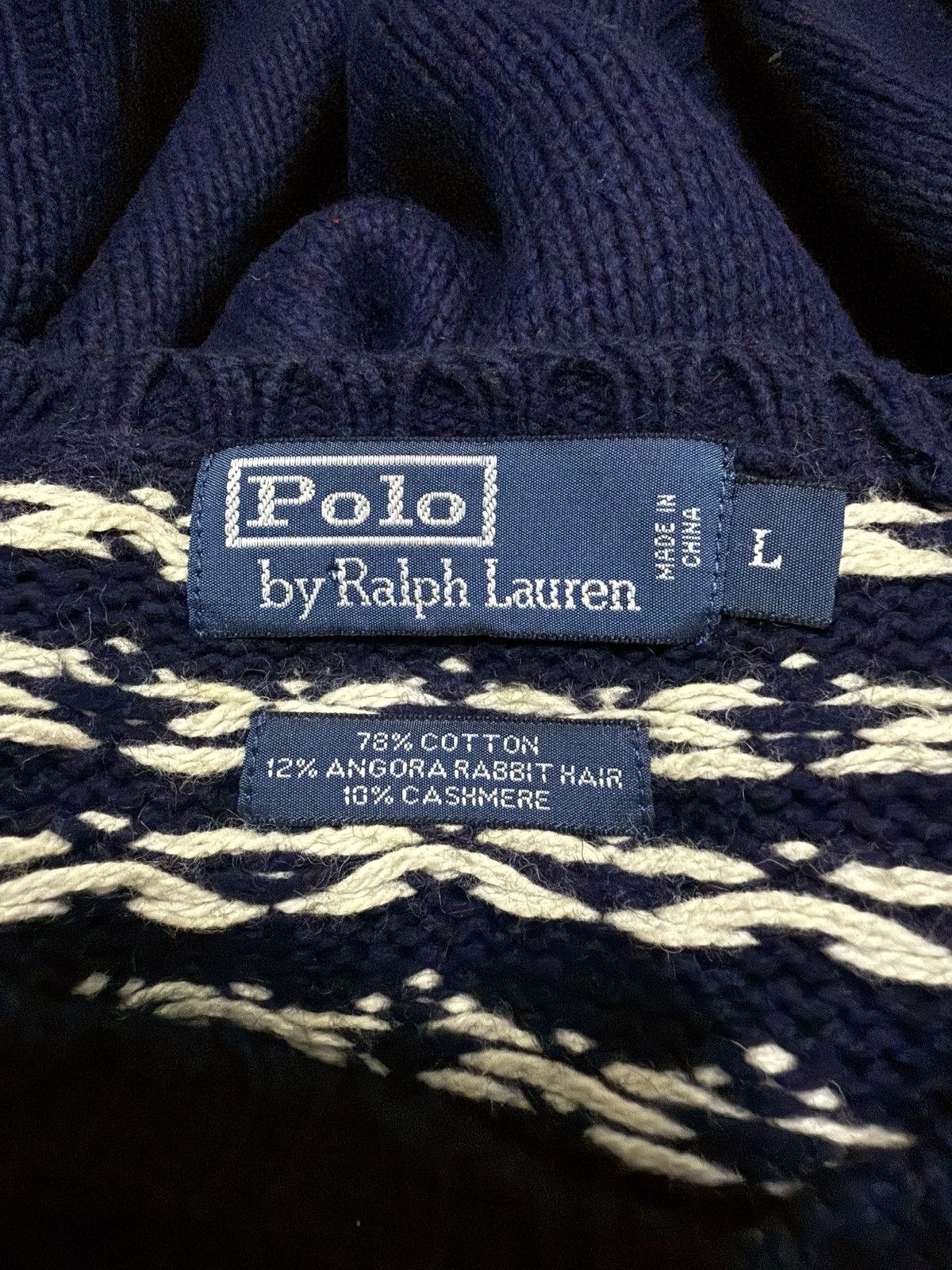 Polo Ralph Lauren Vintage 90s Polo Ralph Lauren Christmas reindeer sweater Size US L / EU 52-54 / 3 - 6 Thumbnail