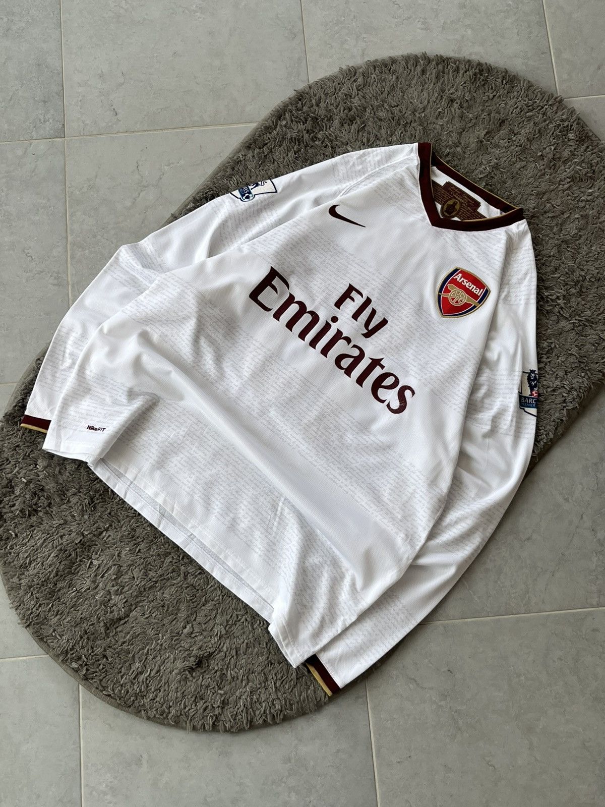 Nike Vintage T-shirt Jersey Nike ARSENAL 2007/08 Soccer Football Size US L / EU 52-54 / 3 - 2 Thumbnail