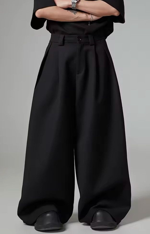 Japanese Brand Cleanfit retro fashion pleated baggy pants Size US 31 - 8 Thumbnail