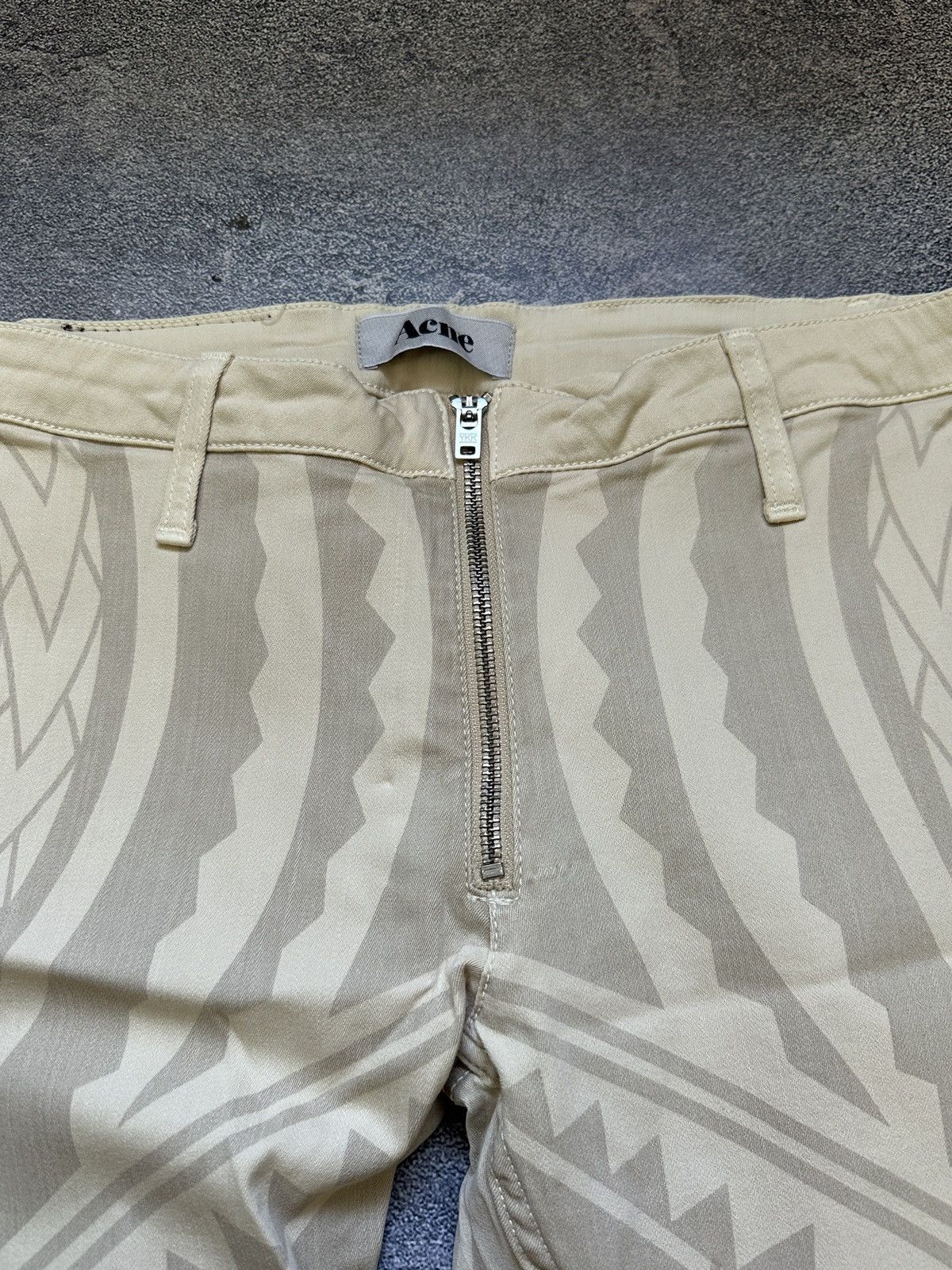 Acne Studios Vintage Acne Studios Flex Tattoo Aztec Skinny Pants Size 38 Size 27" / US 4 / IT 40 - 5 Thumbnail