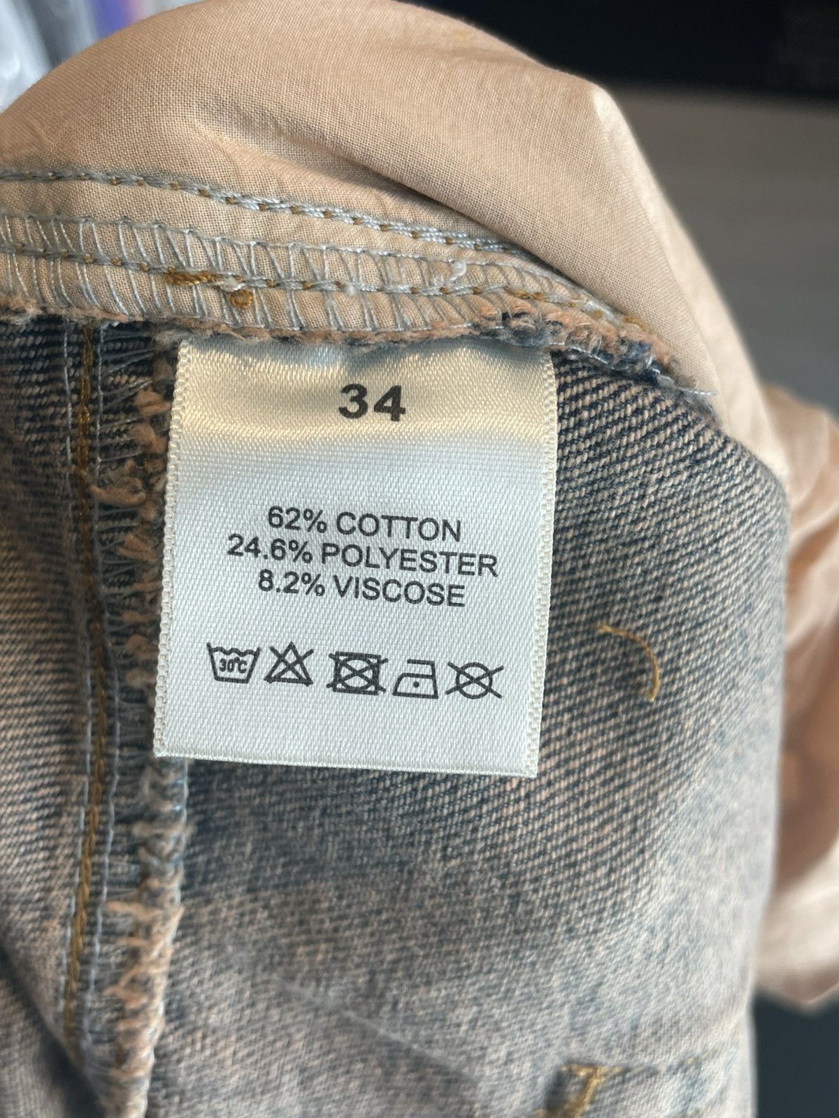 Vale Vale Forever Skittles Jean Shorts Jort Blue 34 New Size US 34 / EU 50 - 2 Thumbnail
