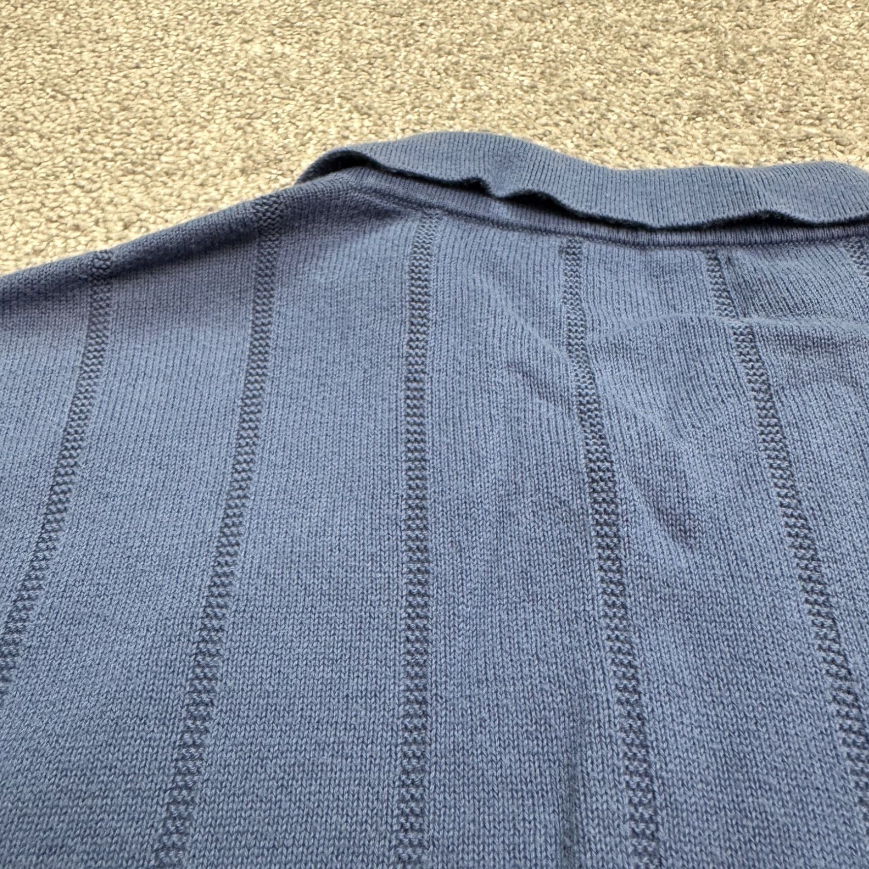 Bonobos Bonobos Button-Up Polo Shirt Mens Small Blue Short Sleeve Casual Knit Size US S / EU 44-46 / 1 - 3 Thumbnail