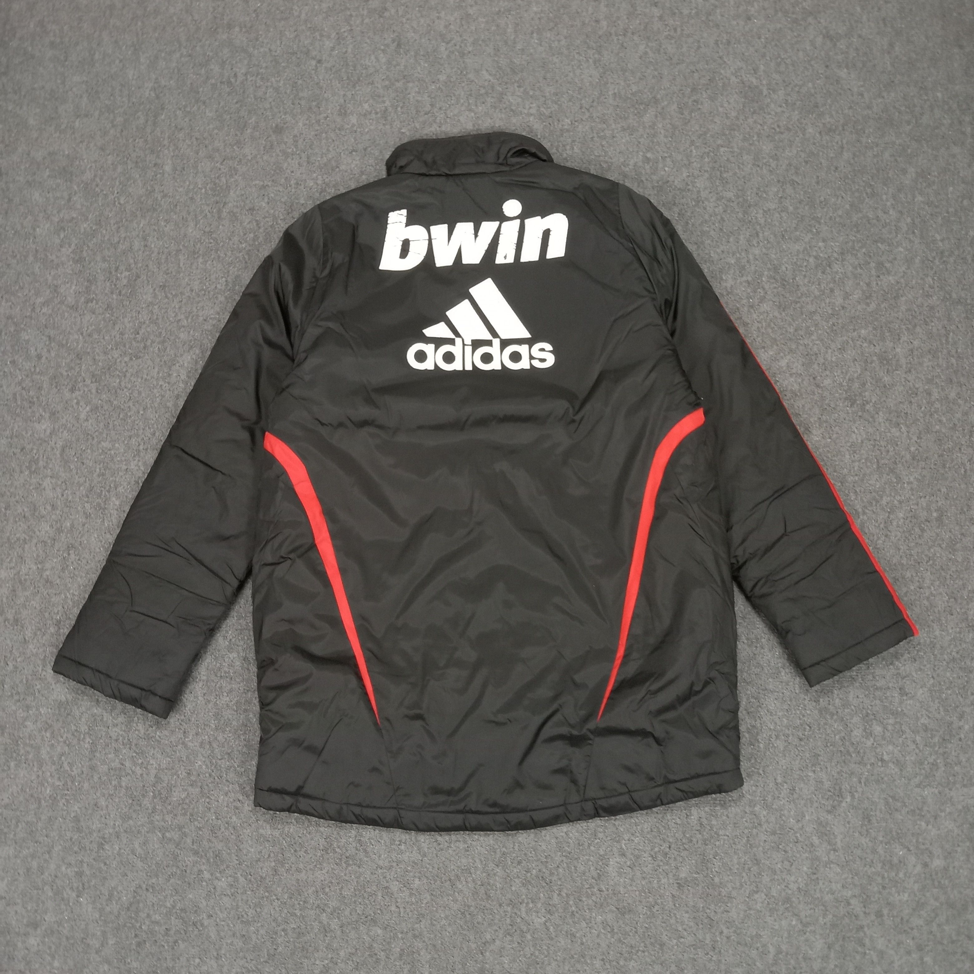 Adidas ADIDAS AC MILAN Football Club Winter Long Jacket Size US L / EU 52-54 / 3 - 1 Thumbnail