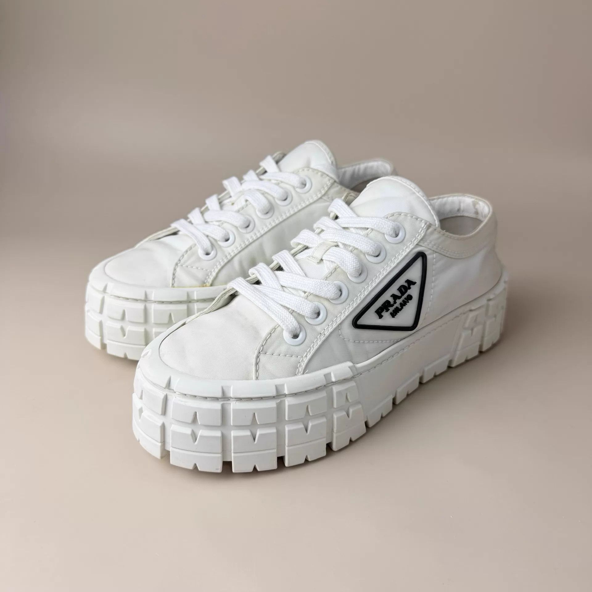 Prada Prada BL TL Platform Biscuit EUR 37 95 New Size US 6.5 / IT 36.5 - 1 Thumbnail