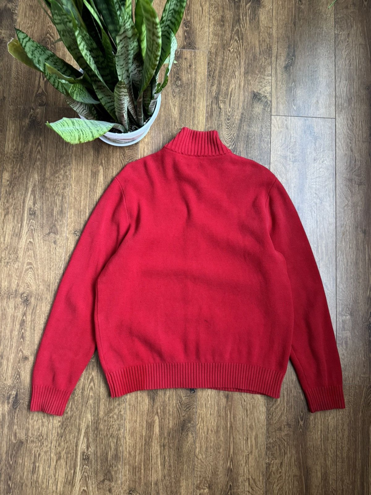 Polo Ralph Lauren Polo Ralph Lauren vintage full zip knited pullover sweater Size US L / EU 52-54 / 3 - 7 Thumbnail