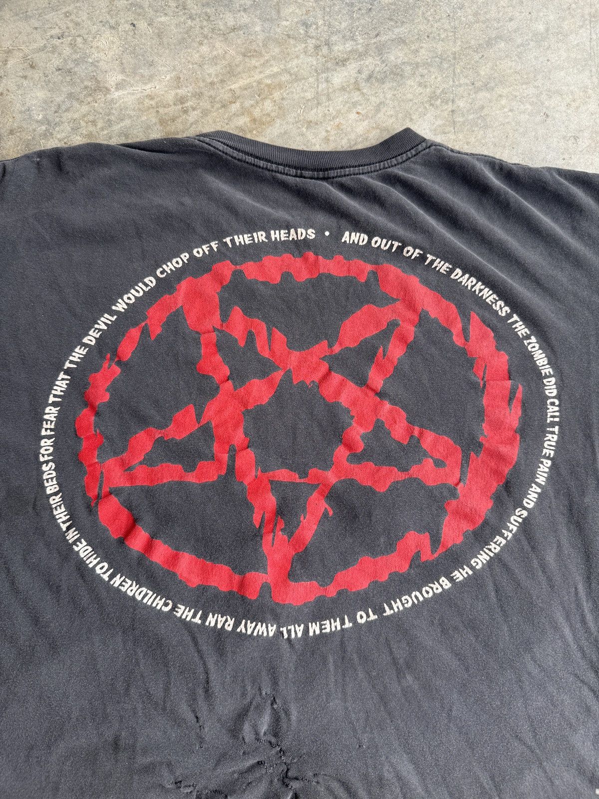 Band Tees × Vintage *RARE* 1998 90s VINTAGE ROB ZOMBIE HELLBILLY DELUXE TOUR Size US XL / EU 56 / 4 - 12 Thumbnail
