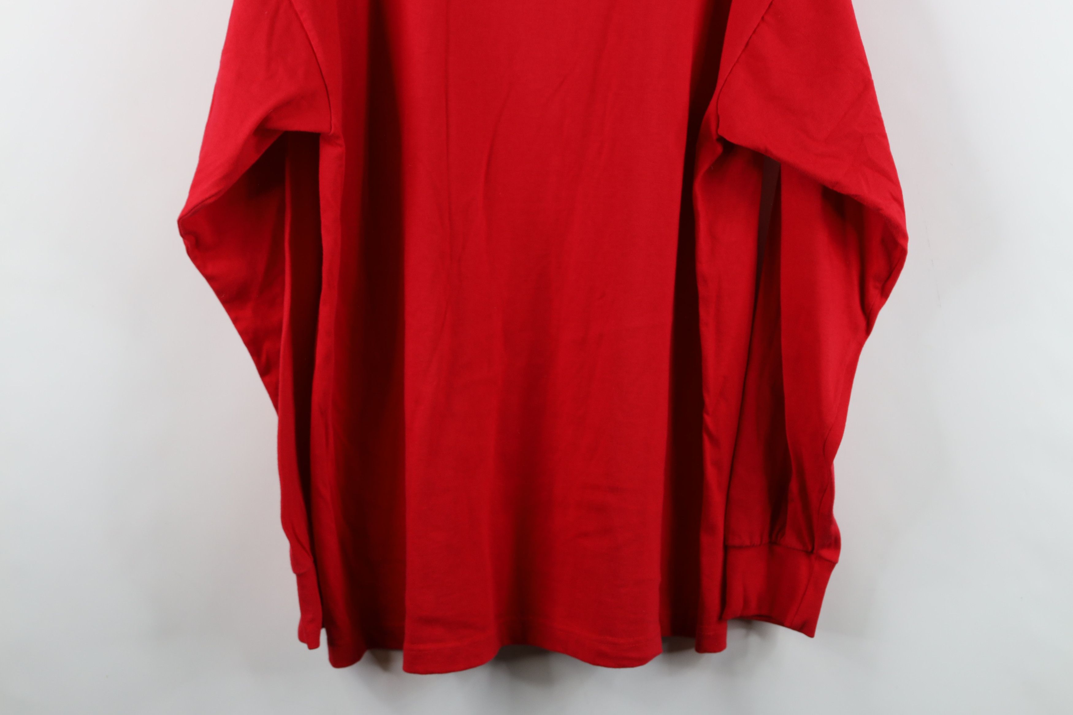 Vintage Vintage 90s Viper Car Mock Neck Long Sleeve T-Shirt Red Size US L / EU 52-54 / 3 - 13 Thumbnail