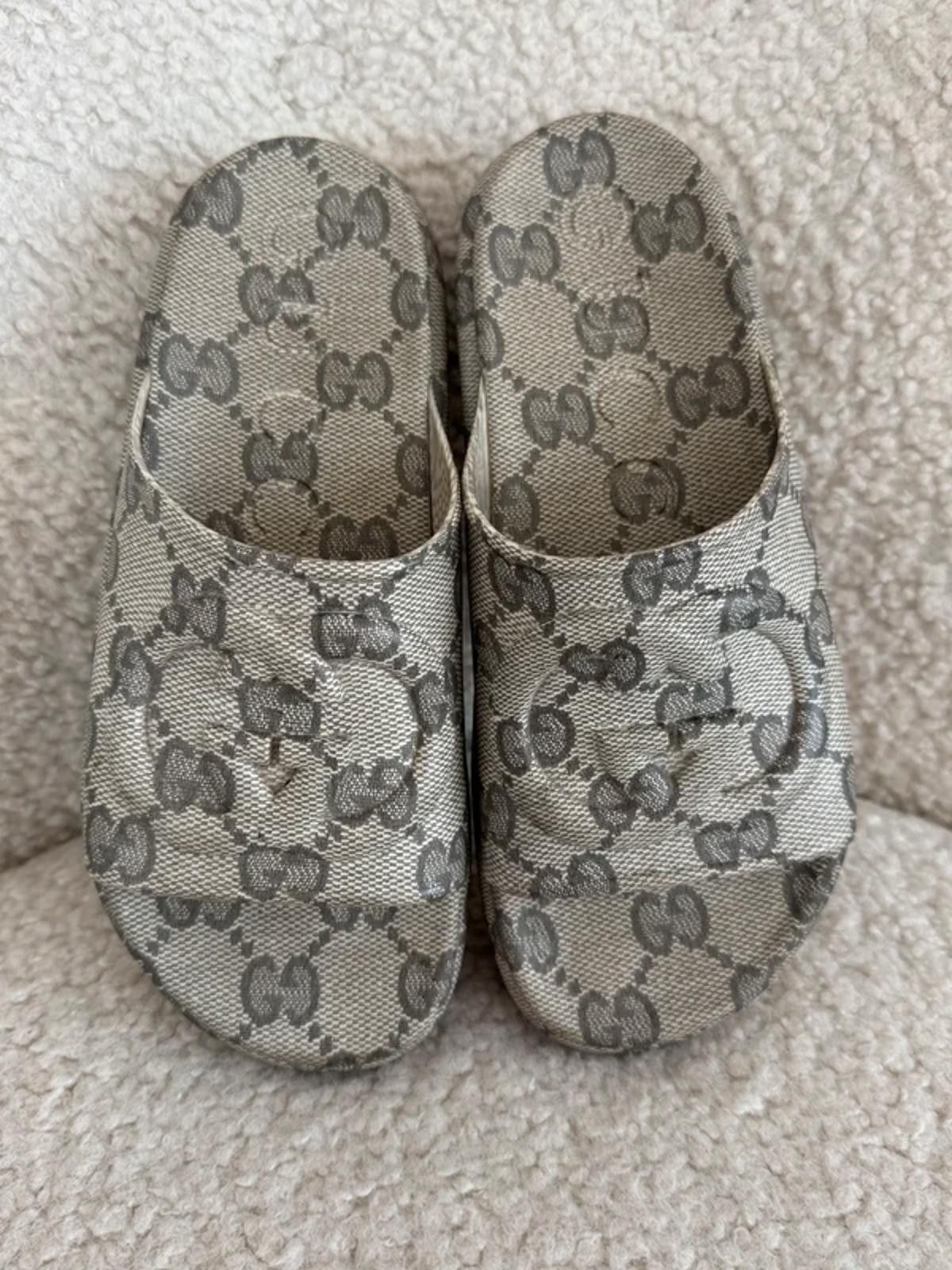 Gucci Gucci GG monogram platform slides Size US 8 / IT 38 - 5 Thumbnail