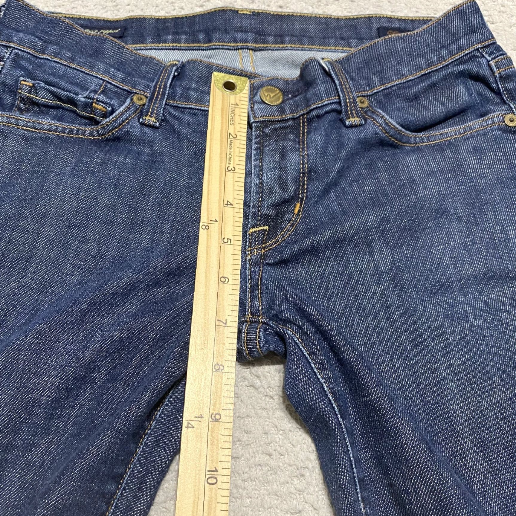 Citizens Of Humanity Citizens of Humanity Jeans Womens 27 Low Rise Crop Blue Denim Stretch 5-Pocket 063Kelly Vintage: No Mens Womens Size 27" / US 4 / IT 40 - 7 Thumbnail