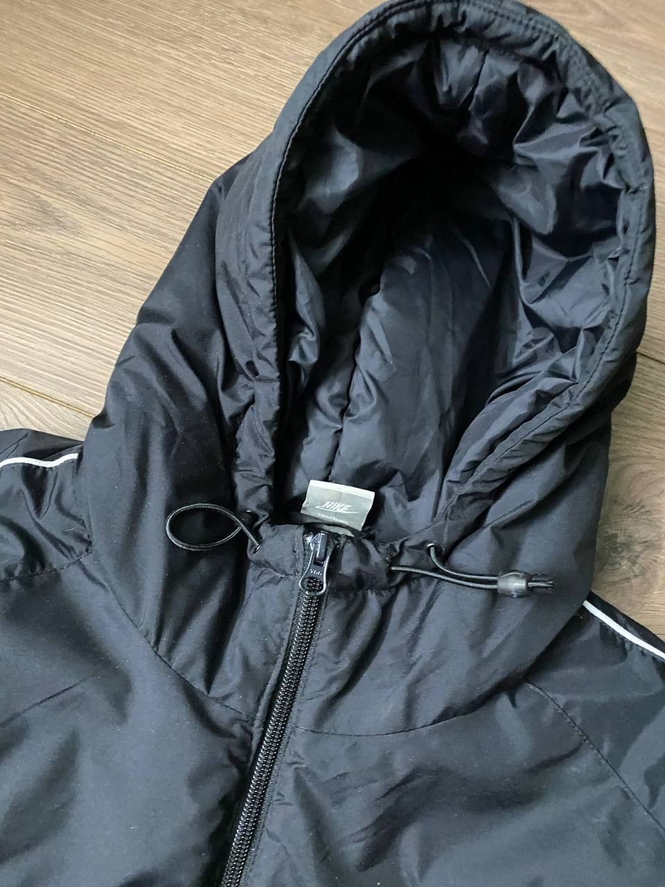 Nike × Vintage Vintage Nike Puffer 90's Jacket Black Size XL Size US XL / EU 56 / 4 - 8 Thumbnail