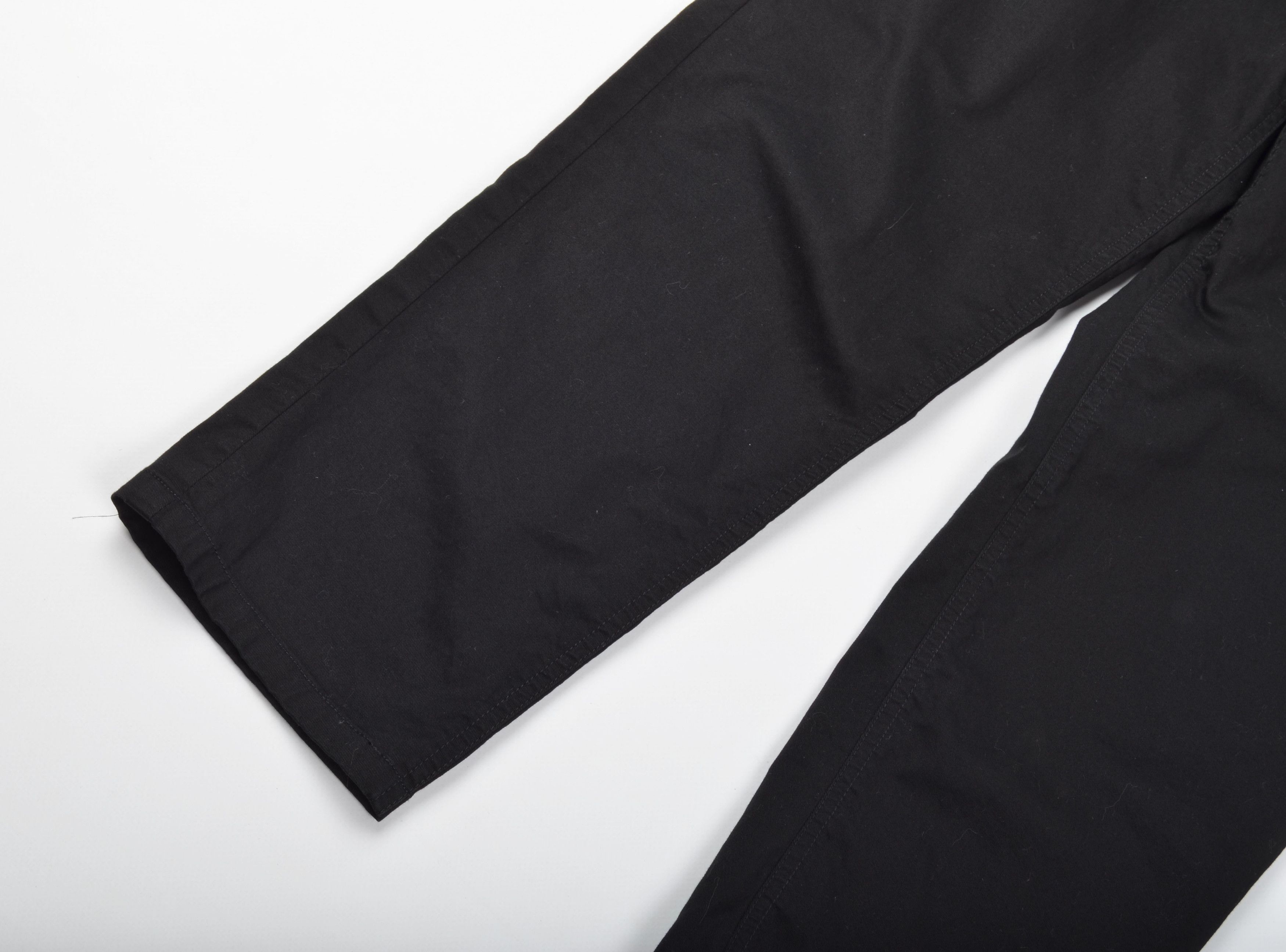 Moncler Moncler High Rise Cotton Black Straight Trousers Pants Size 26" / US 2 / IT 38 - 4 Thumbnail